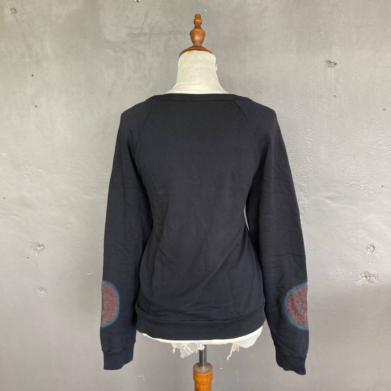 Dries Van Noten Bateau Neck Elbow Patched Sweatshirt Size S / US 4 / IT 40 - 5 Thumbnail