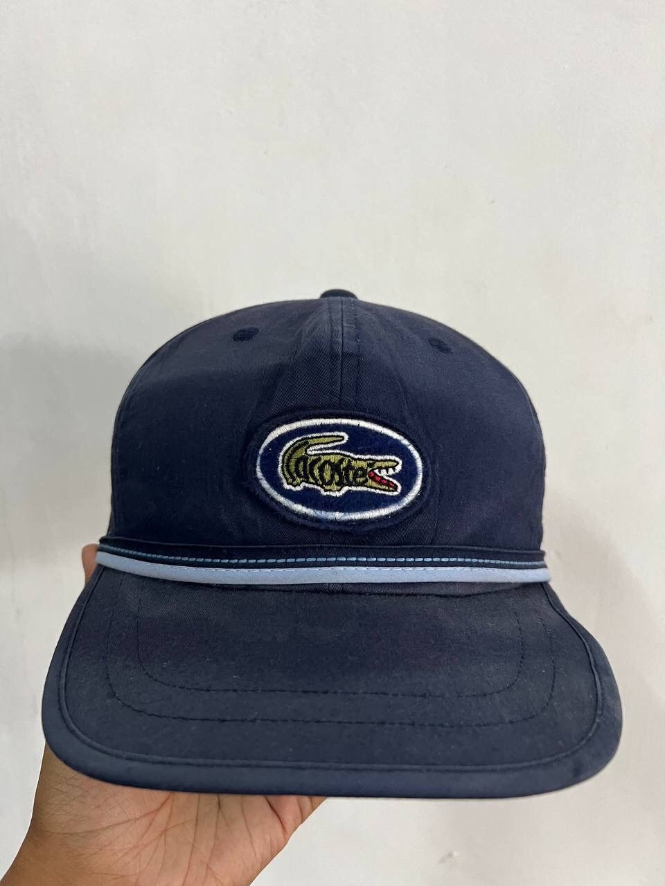 Japanese Brand Vintage Lacoste Indigo Hat Size ONE SIZE - 8 Thumbnail