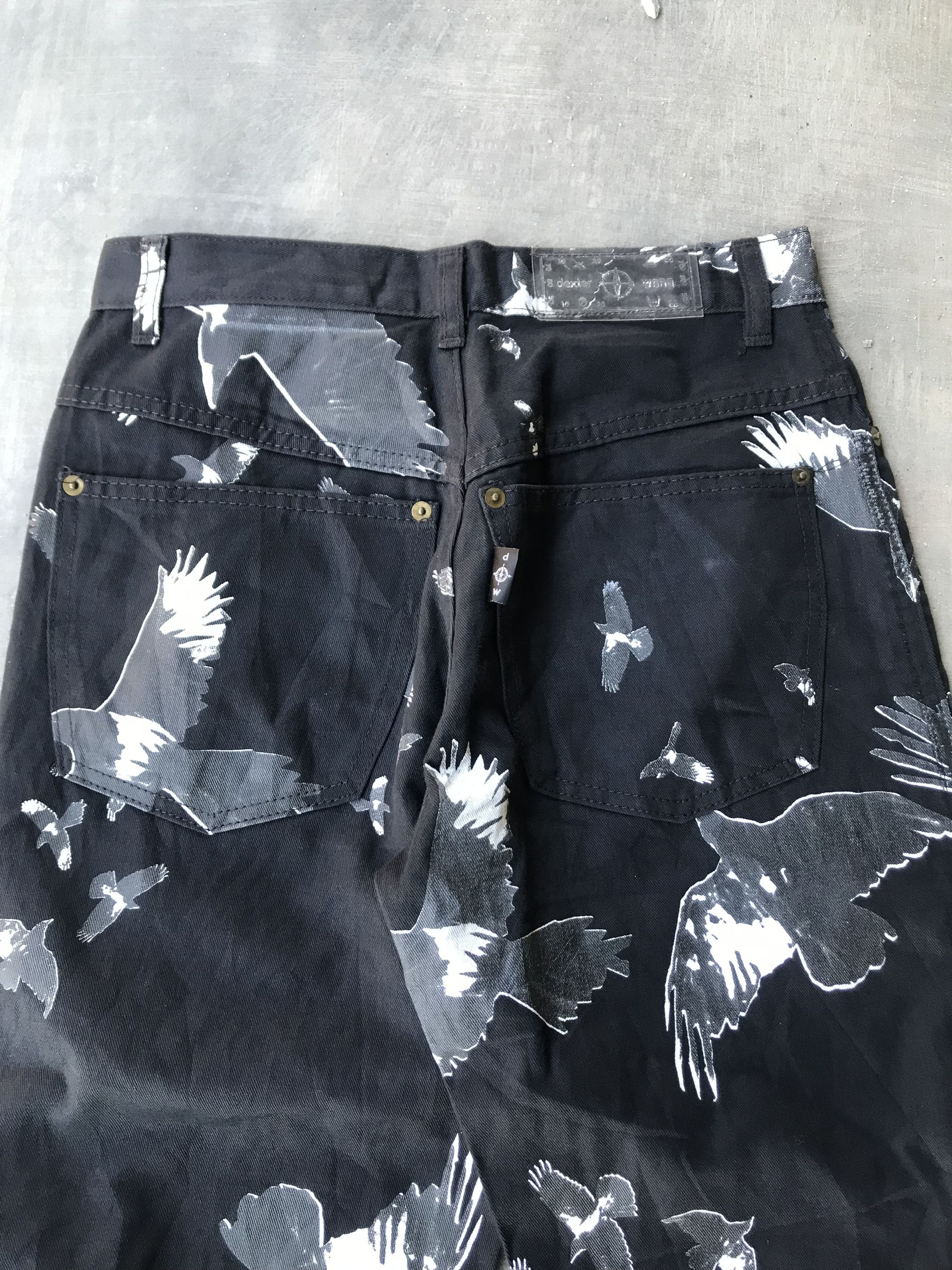 Dexter Wong 90s Dexter Wong All-Over Flying Birds Print Size US 28 / EU 44 - 19 Thumbnail