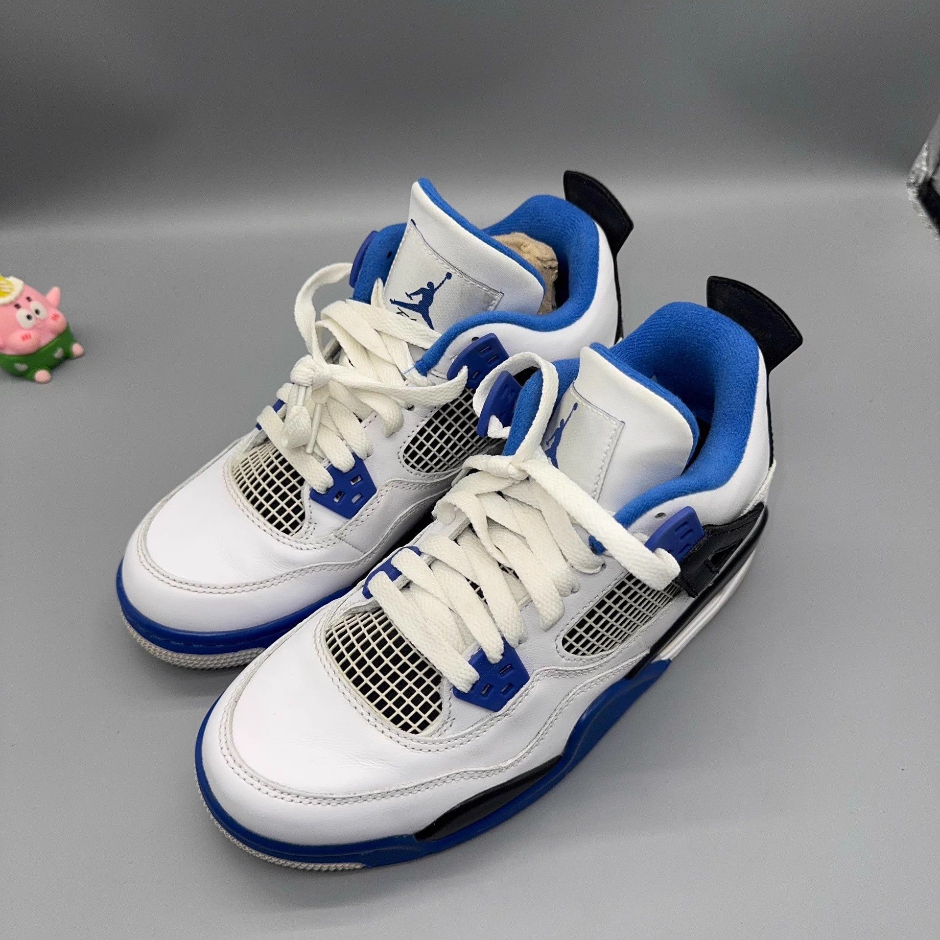 Other Jordan AJ4 Blue White Women's 37.5 Size US 6.5 / IT 36.5 - 1 Thumbnail