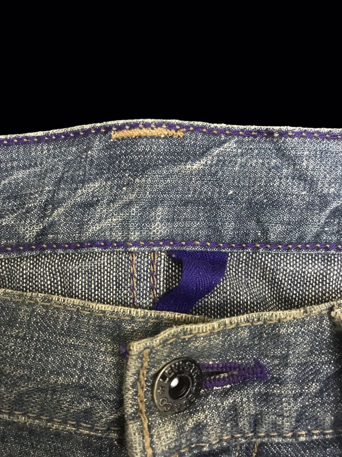 Levi's 💥ARCHIVAL💥Rare Levis 708 Distressed Dirty Cargo Denim F121 Size US 36 / EU 52 - 9 Thumbnail