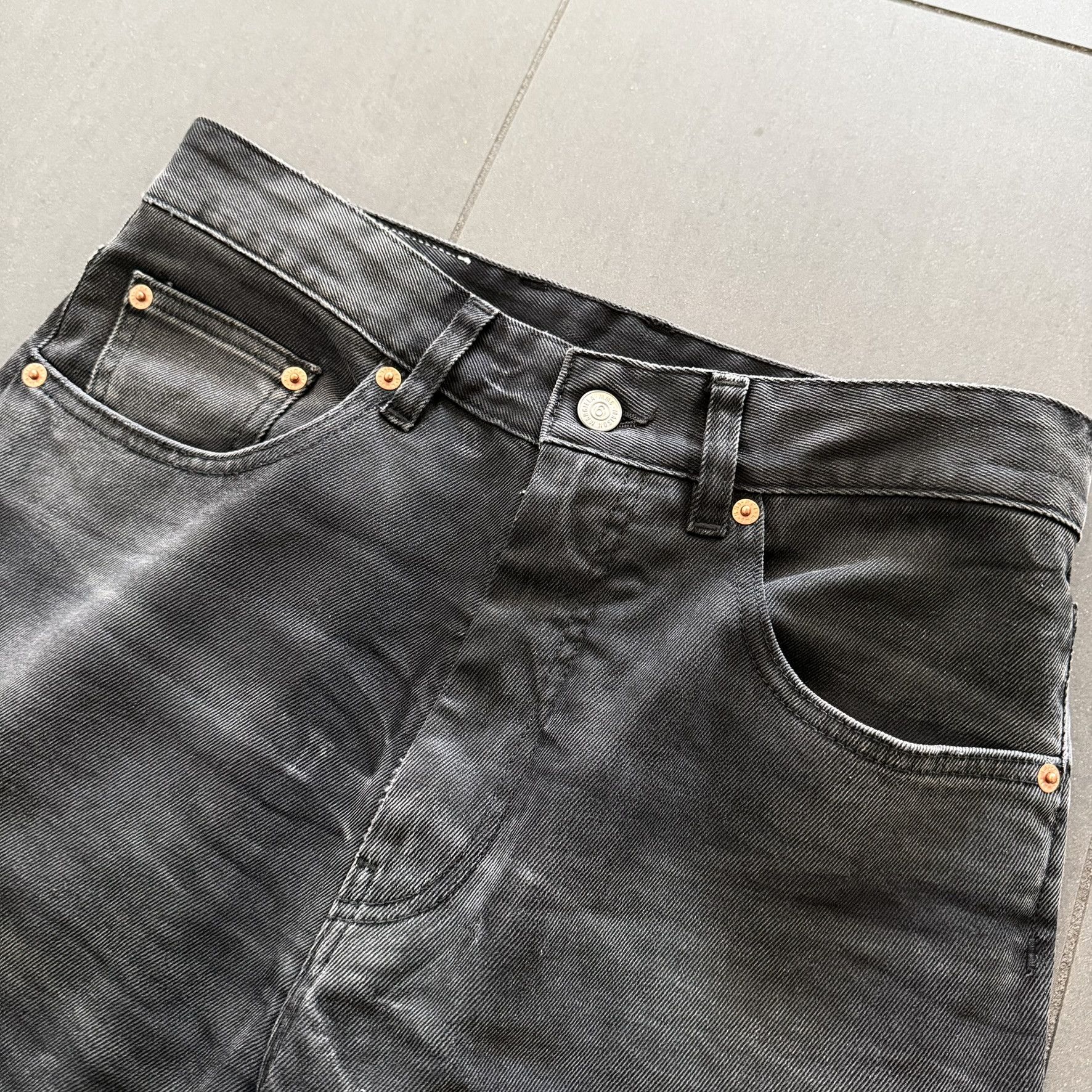 Maison Margiela MM6 Faded Washed Flared Denim Jeans Size US 30 / EU 46 - 5 Thumbnail