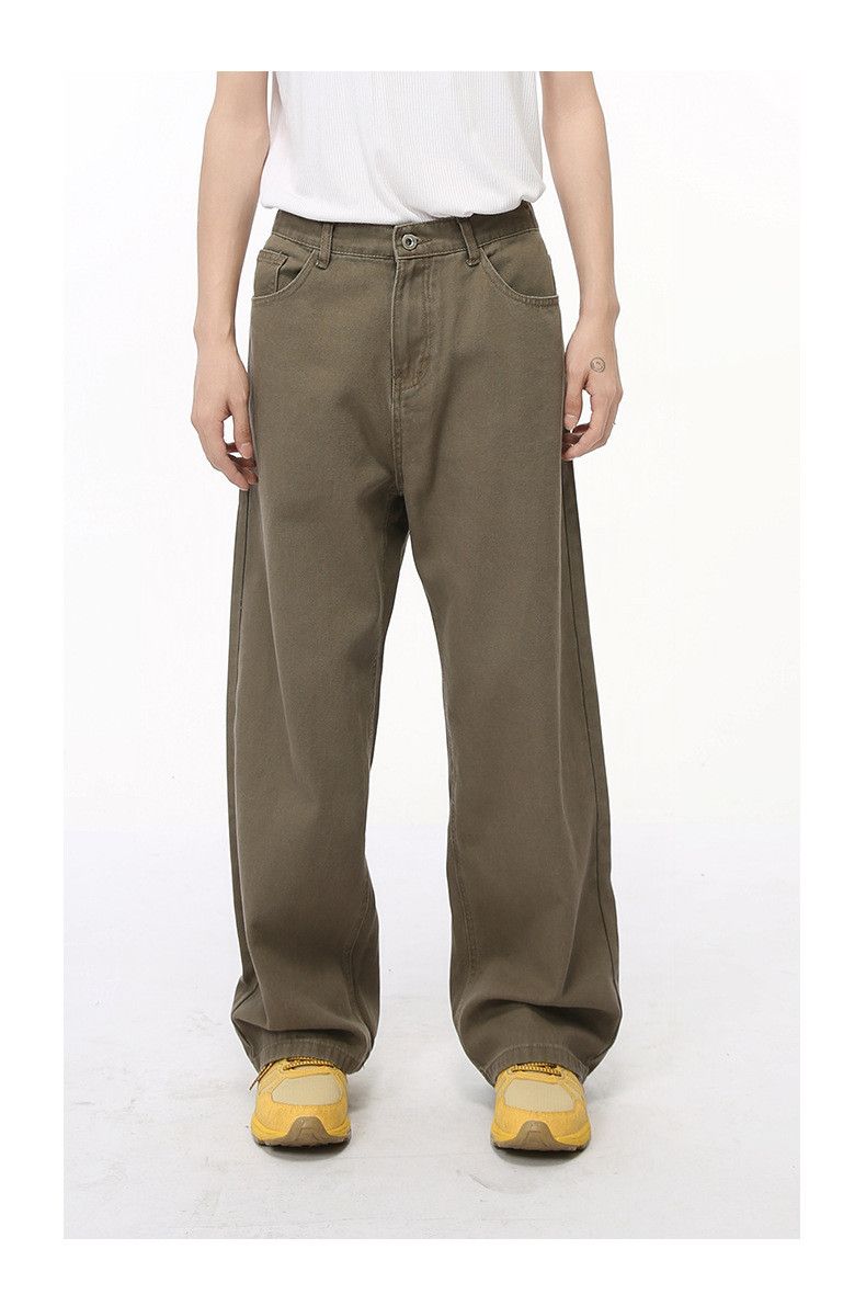 Japanese Brand × Jean Japanese style semi elastic waist straight loose jeans Size US 32 / EU 48 - 6 Thumbnail