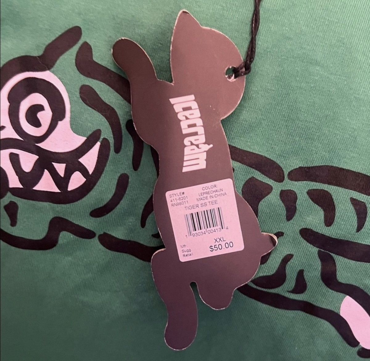 Icecream Billionaire Boys Club IceCream Running Dog NEW Green 2XL Size US XXL / EU 58 / 5 - 4 Thumbnail