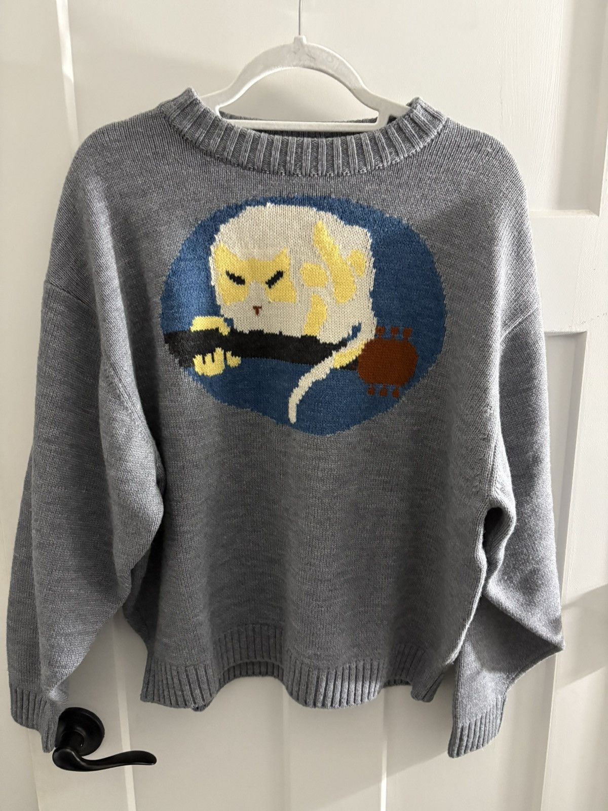 Kapital Kapital Guitar Cat 7G Sweater Knit Grey size small Size US S / EU 44-46 / 1 - 1 Thumbnail