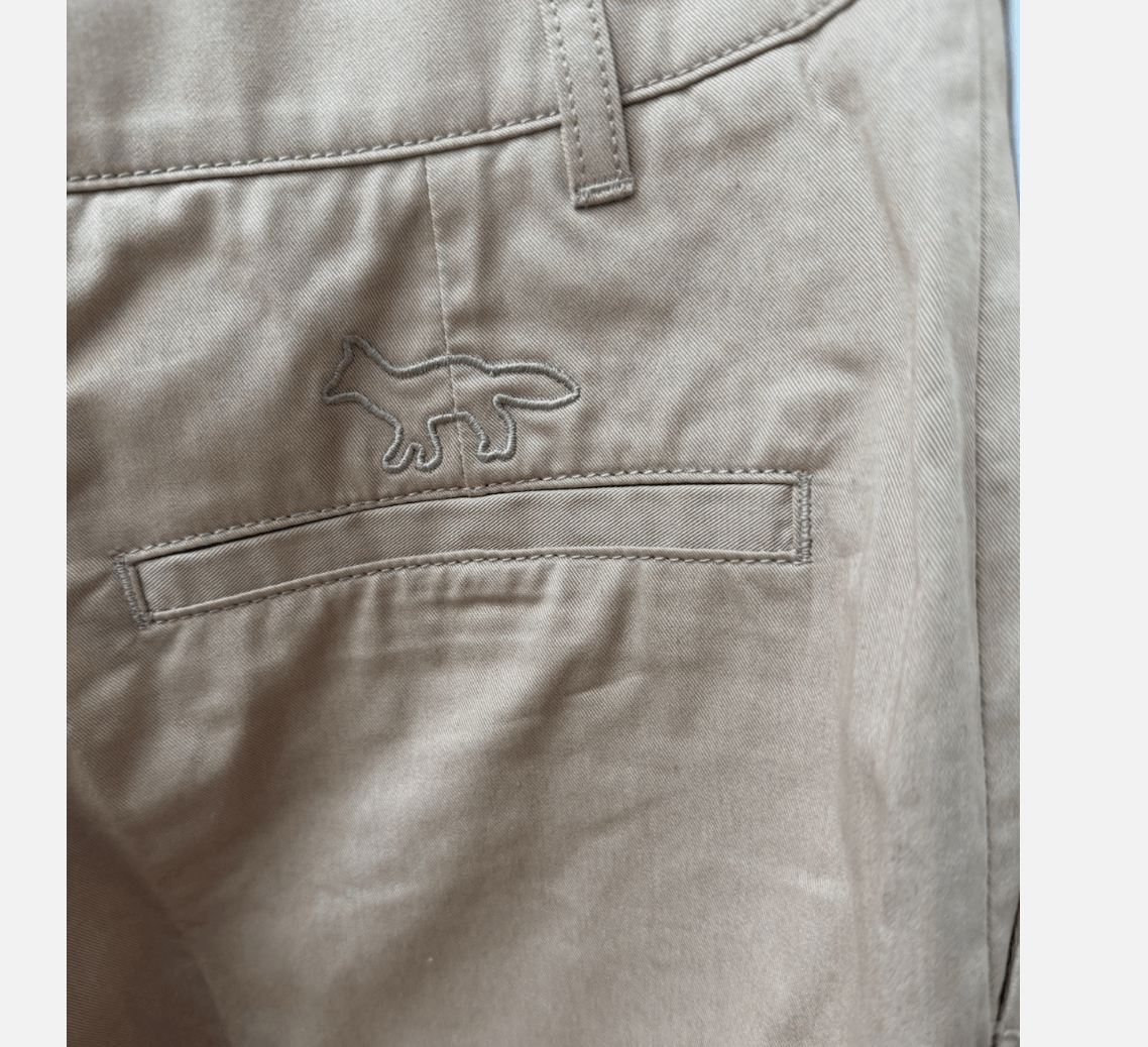 Maison Kitsune Maison Kitsuné NWT classic straight-leg trouser pants 42 31” Size US 31 - 4 Thumbnail