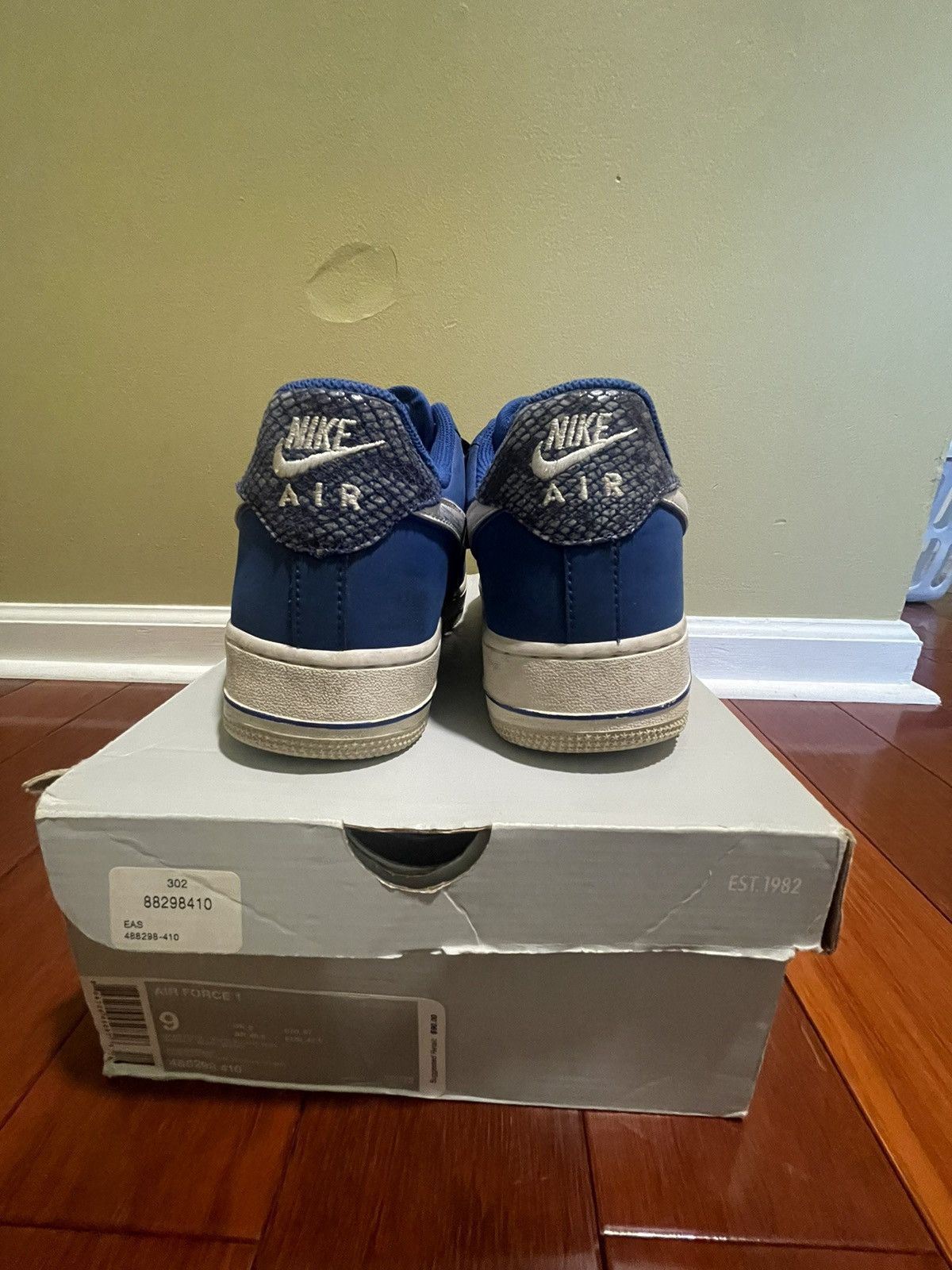 Nike NIKE AIR FORCE 1 2012 SNAKESKIN Size US 9 / EU 42 - 6 Thumbnail