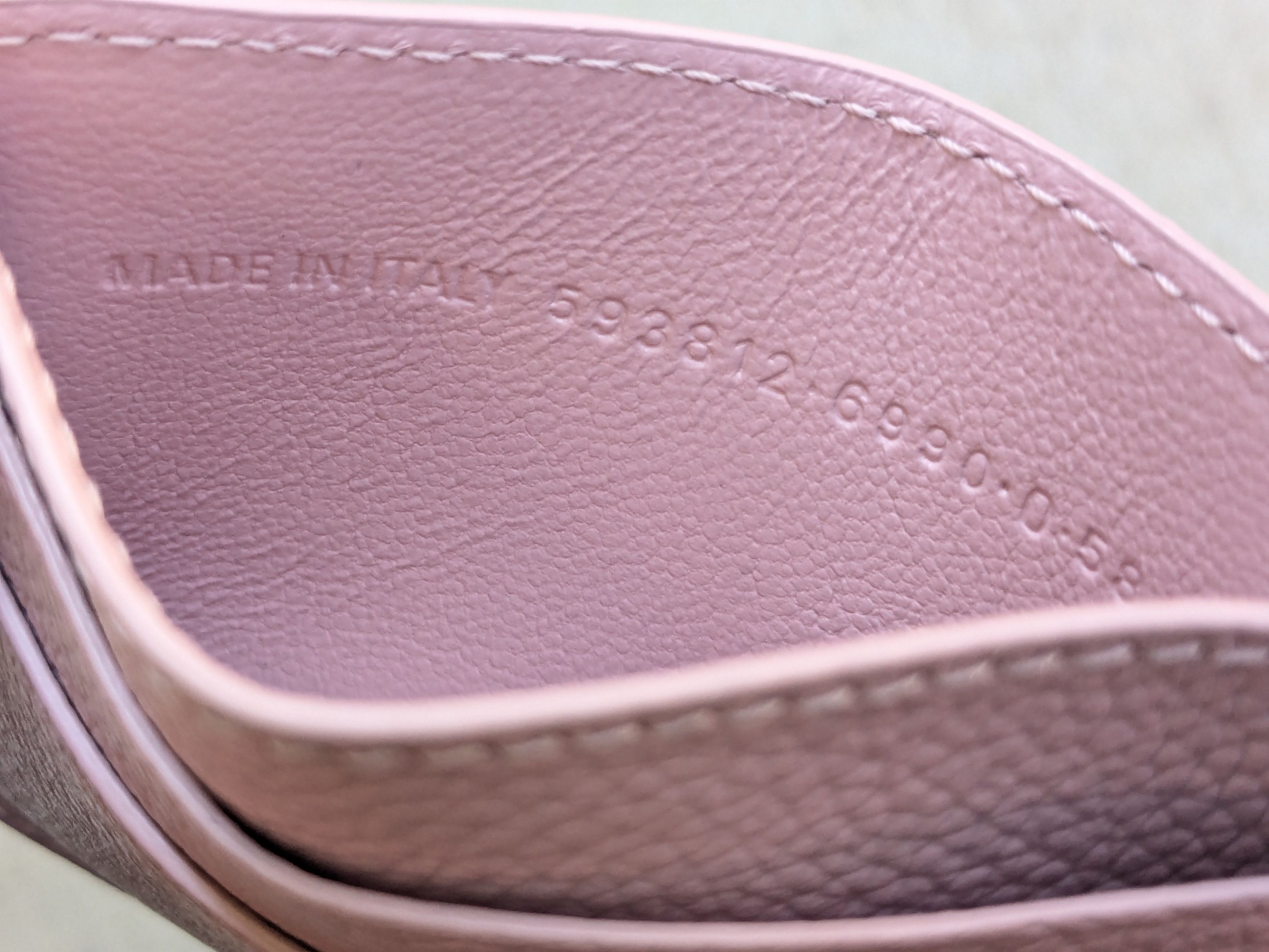 Balenciaga Balenciaga Cardholder Wallet Pink Leather Italy Slim Size ONE SIZE - 8 Thumbnail