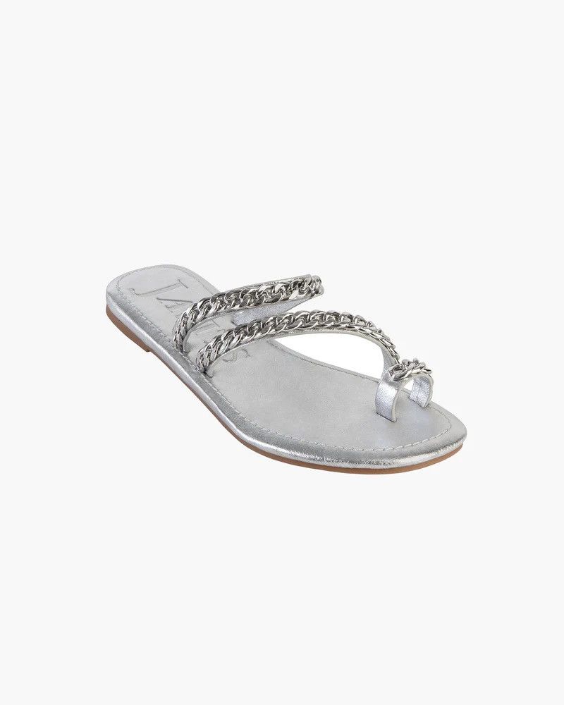 Other ERIC JAVITS CHAINMI TOE LOOP SANDAL SILVER SIZE 10 Size US 10 / IT 40 - 1 Thumbnail
