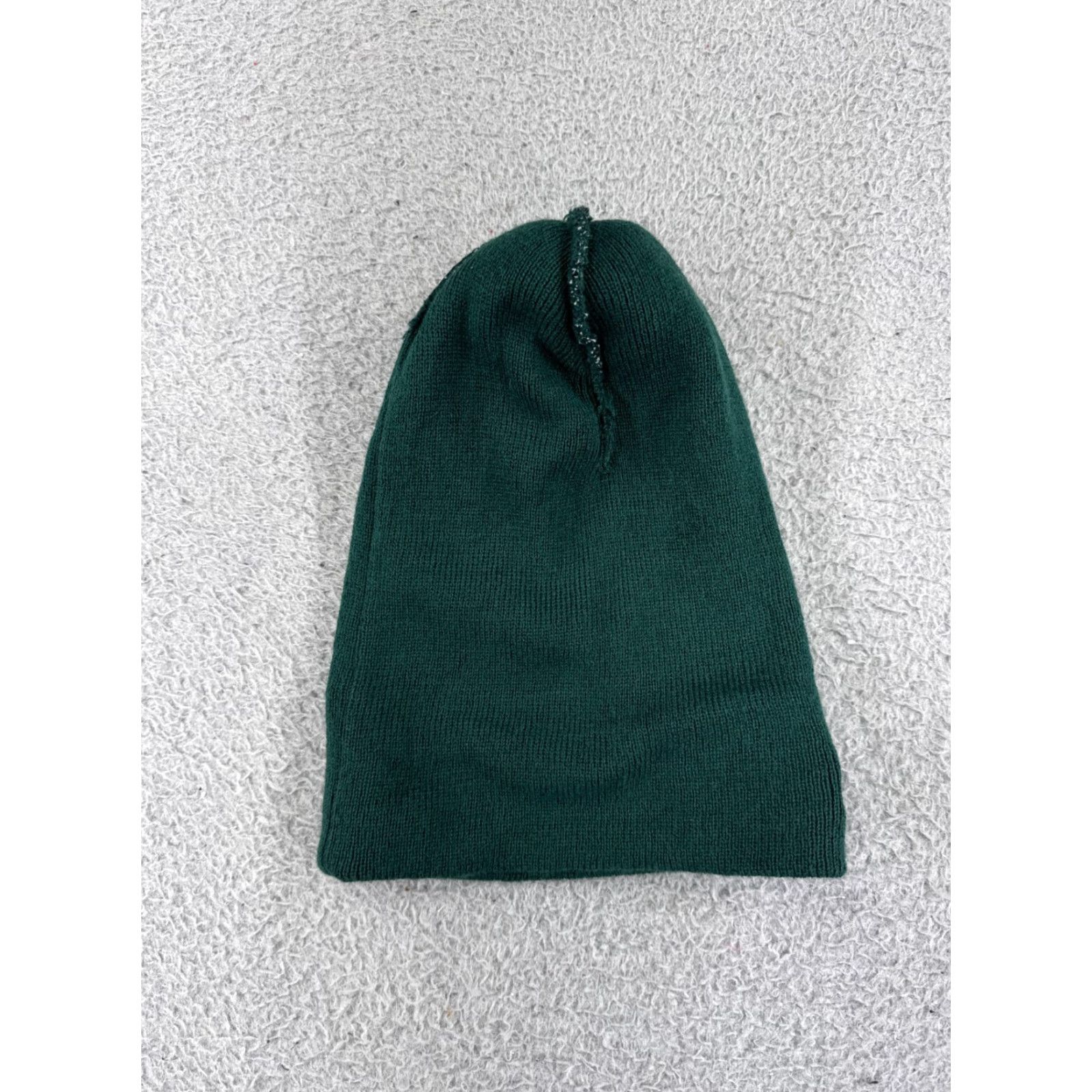 Vintage Sport-Tek Beanie Hat Adult One Size Green Gray Knit 100% Acrylic Winter Fall Spring Summer Casual Workwear Mens Size ONE SIZE - 4 Thumbnail