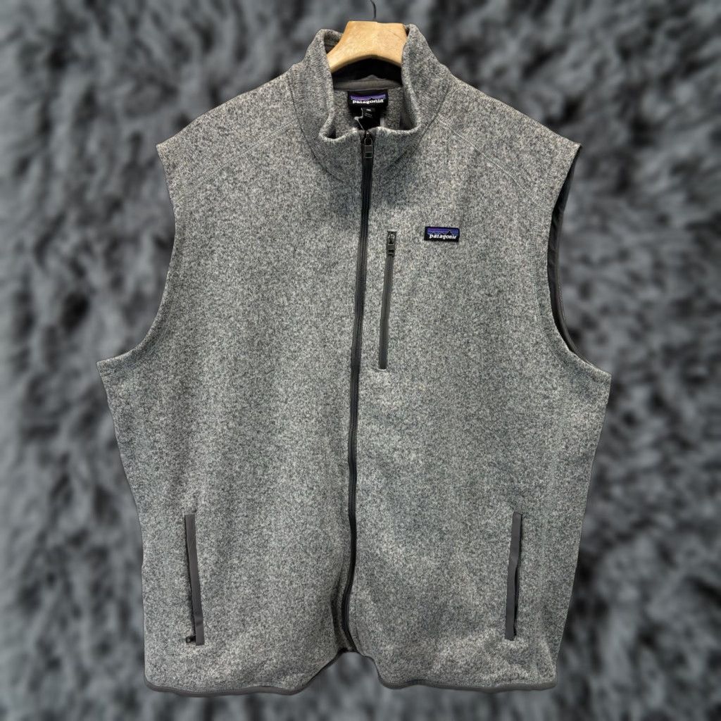 Patagonia Patagonia Vest New Better Sweater 3XL Mens Sz Grey Embroidered Big & Tall Zip Size US XXL / EU 58 / 5 - 1 Thumbnail