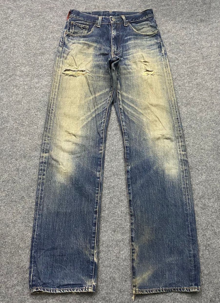Levi's Vintage 90s Levis Distressed Denim Kurt Cobain Style Size US 28 / EU 44 - 1 Thumbnail
