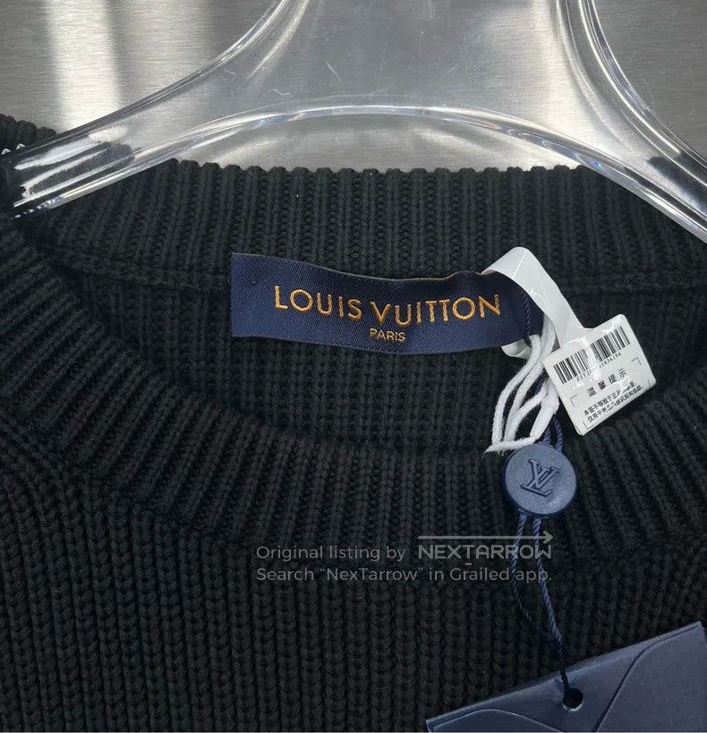 Louis Vuitton Louis Vuitton Black doll knit sweater Size US L / EU 52-54 / 3 - 3 Thumbnail