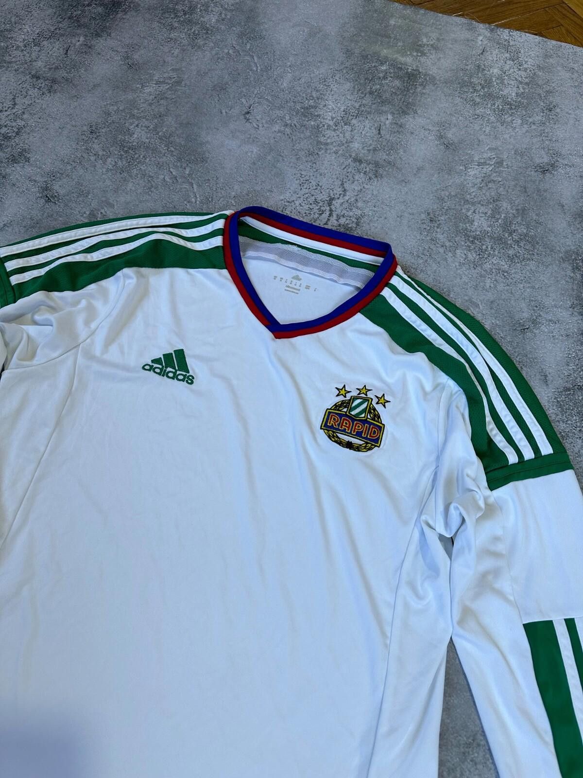 Adidas RAPID VIENNA 2014 2015 HOME LONG SLEEVE SHIRT Size M Size US M / EU 48-50 / 2 - 2 Thumbnail