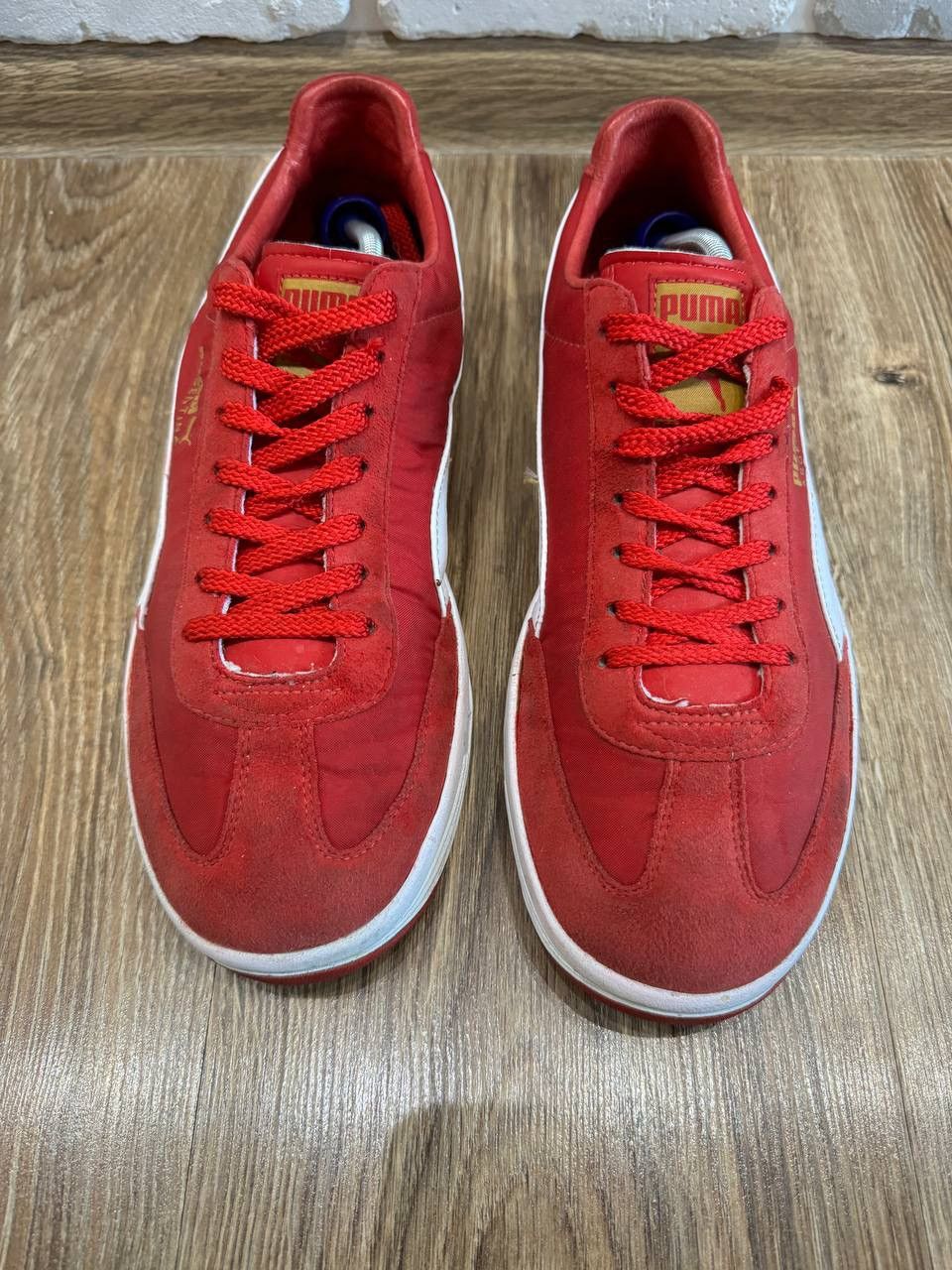 Puma Puma Red Argentina Kenny Daglish Part Suede Low Trainers Size US 10 / EU 43 - 9 Thumbnail