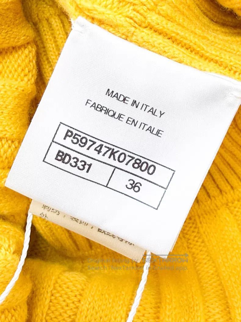 Chanel Chanel Vertical striped cashmere long-sleeved knitted dres Size XS / US 0-2 / IT 36-38 - 6 Thumbnail