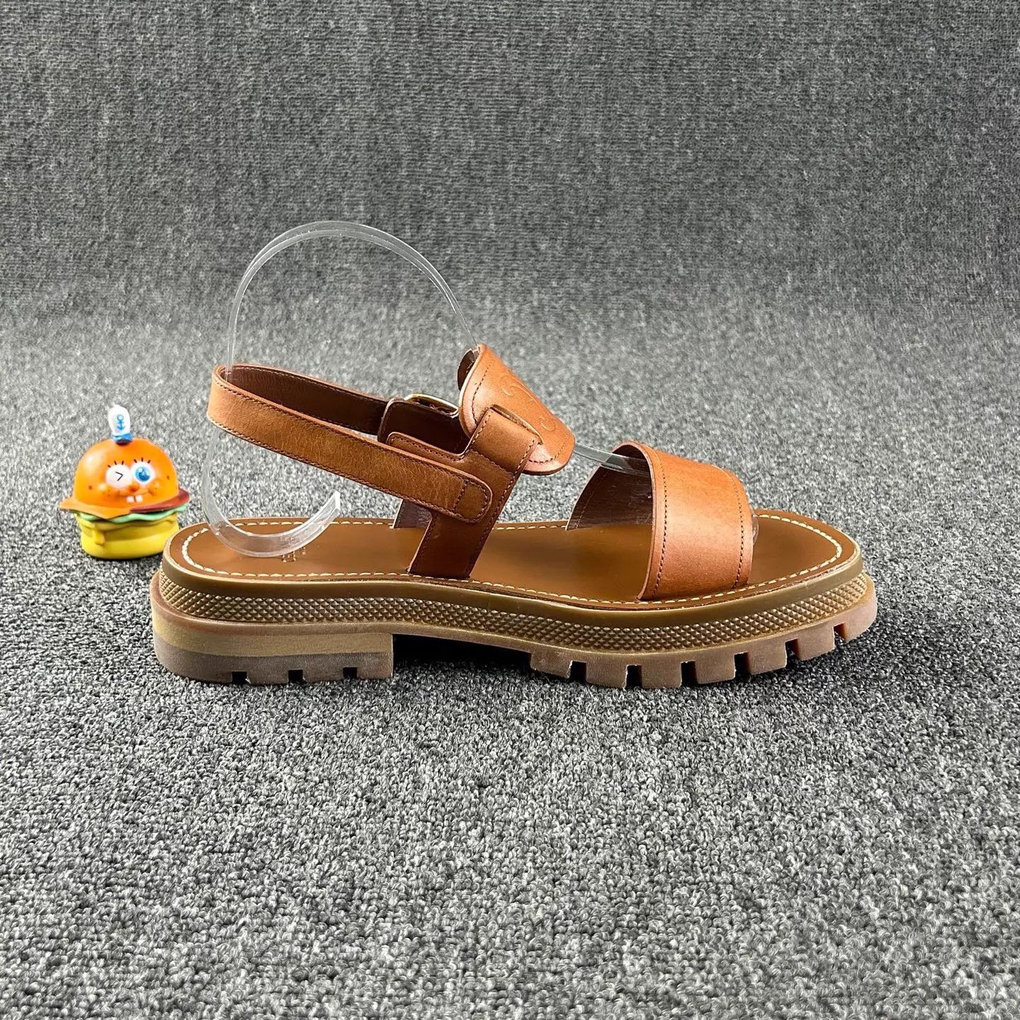 Celine Celine Brown Platform Sandals 39 Size US 8.5 / IT 38.5 - 4 Thumbnail