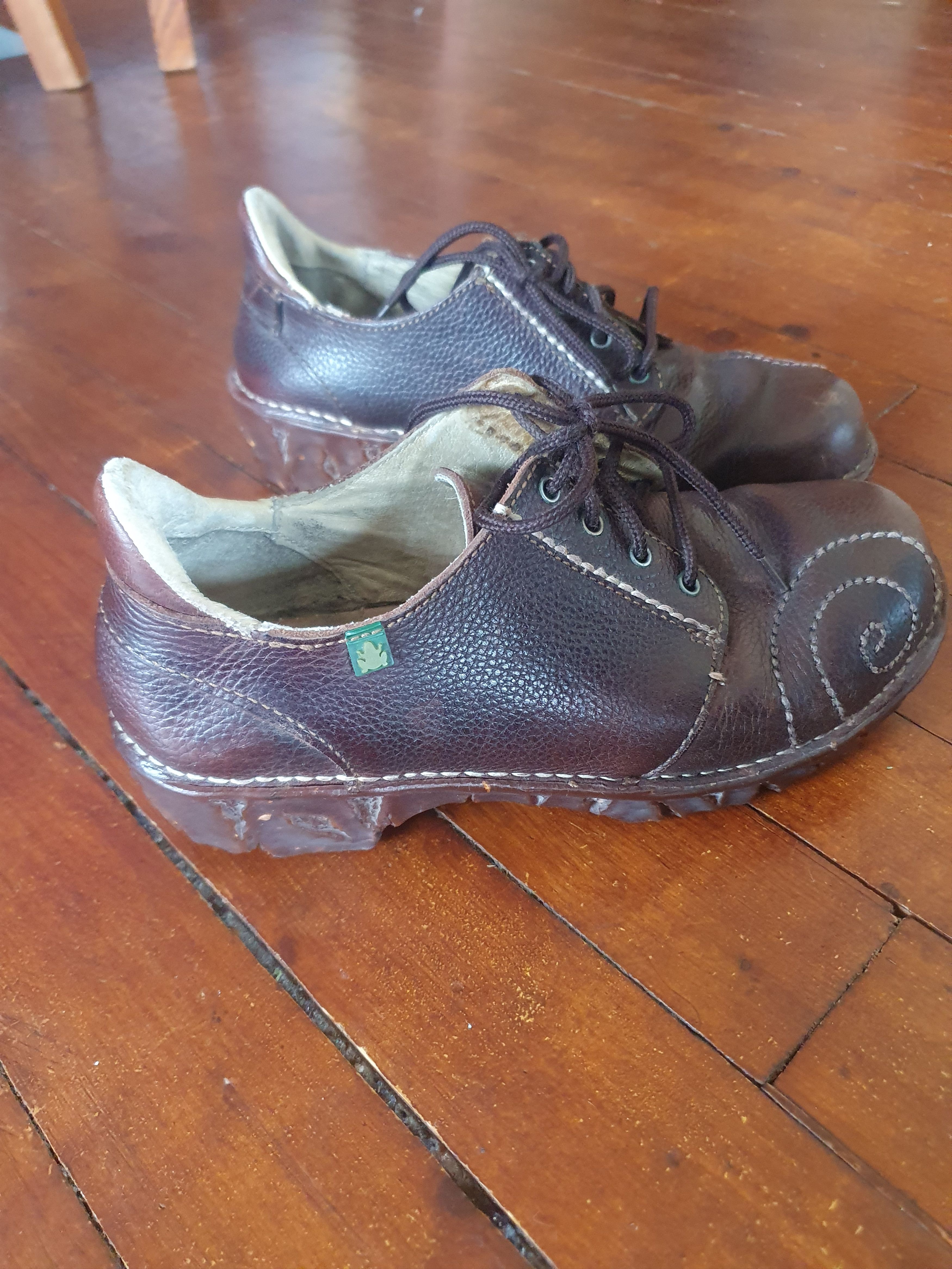 Leather El Naturalista Women's Wide Toe Leather Shoes sz 36 Size US 6 / IT 36 - 5 Thumbnail