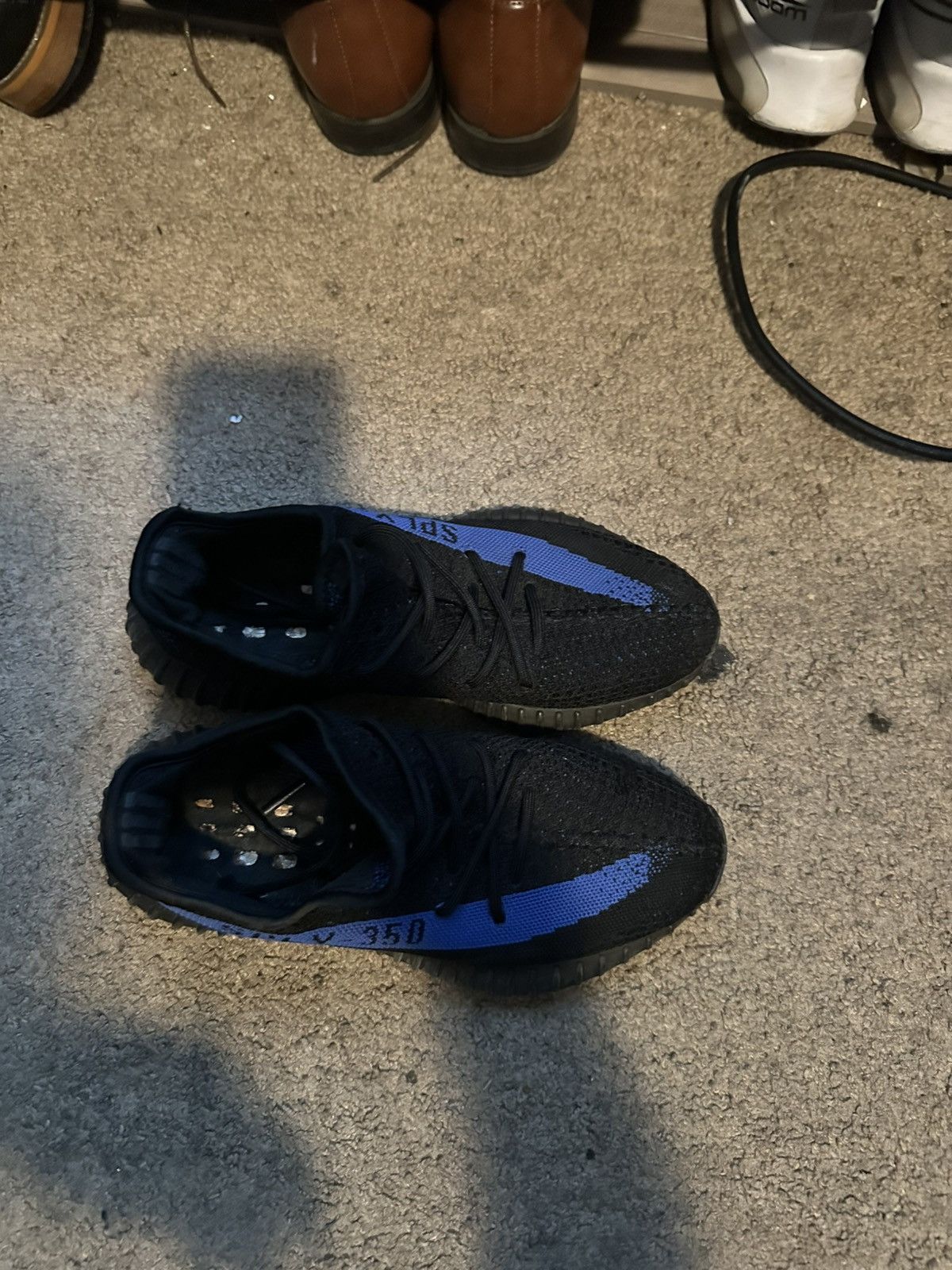 Yeezy Yeezy 350 black and blue Size US 8.5 / EU 41-42 - 6 Thumbnail