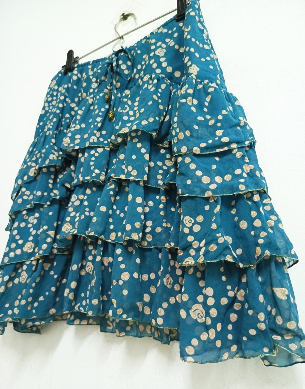 Tsumori Chisato Vintage Tsumori Chisato Women's 4-tiered ruffle mini skirt Size M / US 6-8 / IT 42-44 - 4 Thumbnail
