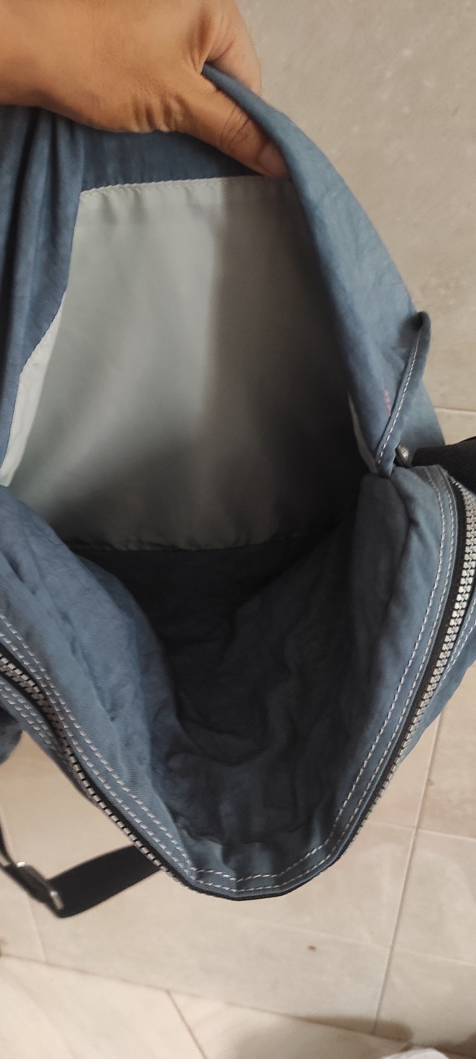 Japanese Brand Kipling Messenger Blue Nylon Crossbody Expandable Bag Size ONE SIZE - 20 Thumbnail
