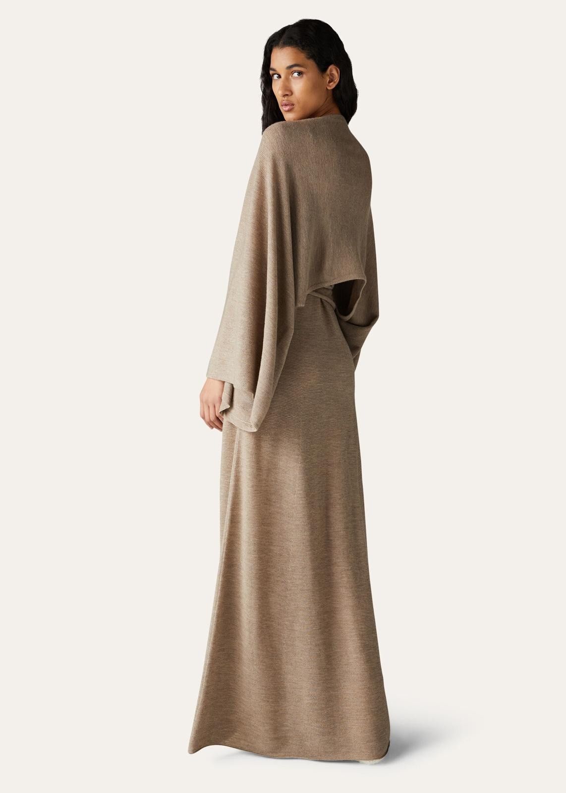 Loro Piana o1srvl11e1124 Cocooning Soft Regular-Fit Knit Shrug in Beige Size M / US 6-8 / IT 42-44 - 5 Thumbnail