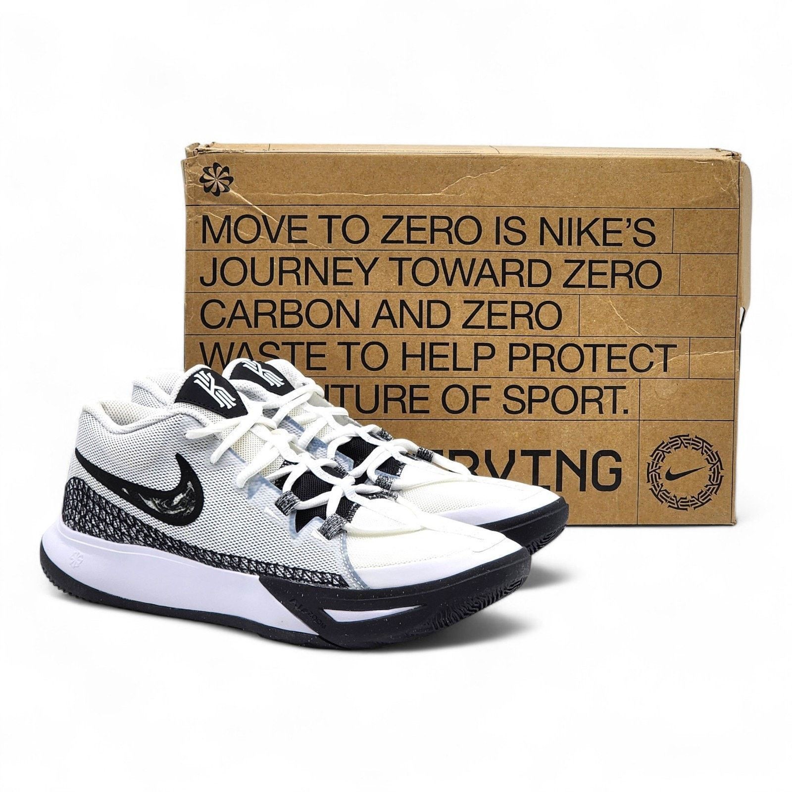 Nike Kyrie Flytrap 6 DM1125-101 Men's Sneakers White Black US 8 Size US 8 / EU 41 - 3 Thumbnail