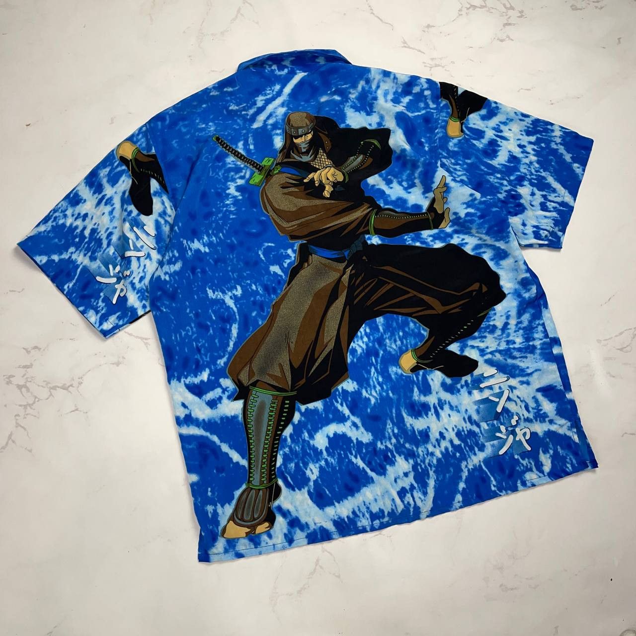 Vintage Vintage Anime Ninja Warrior Oversized Shirt - Akira, Ghost Size US XL / EU 56 / 4 - 16 Thumbnail