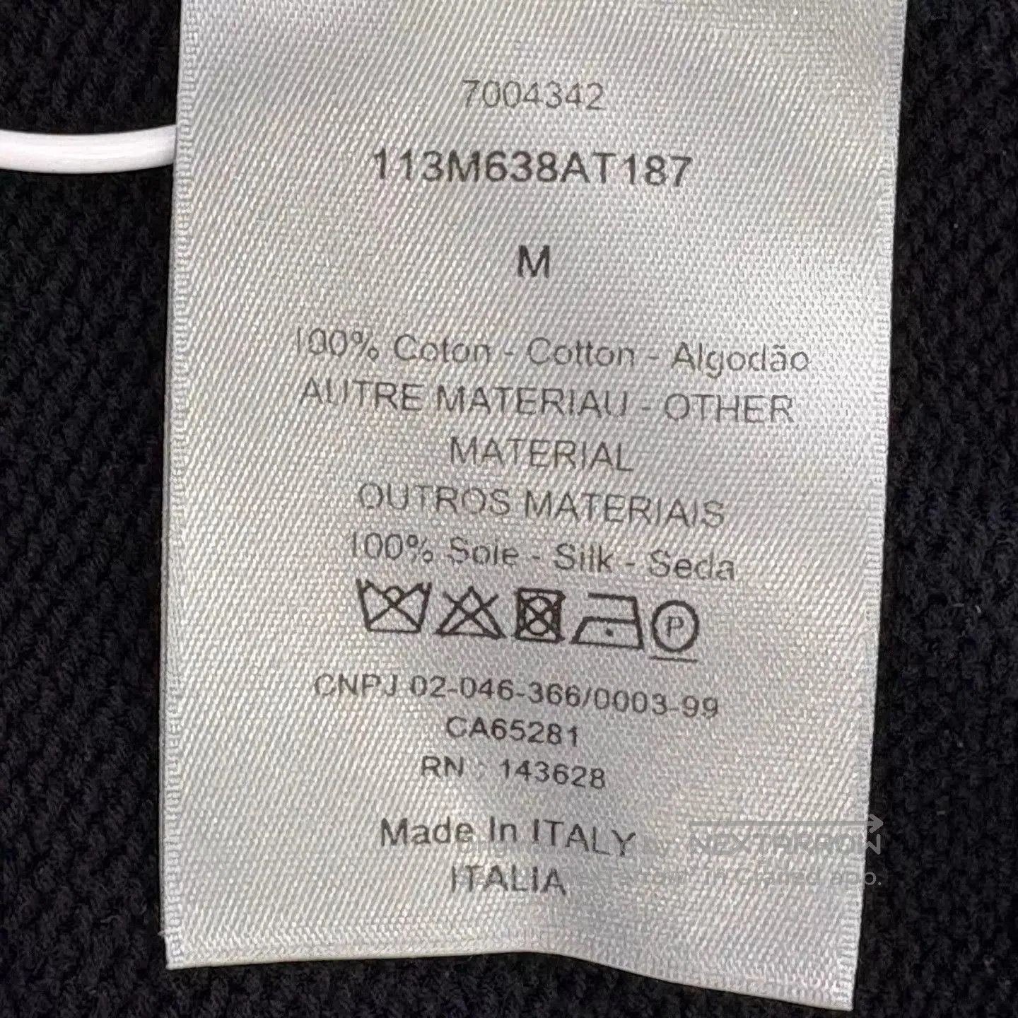 Dior Blue Crew Neck Long Sleeve Sweater. Size US M / EU 48-50 / 2 - 5 Thumbnail