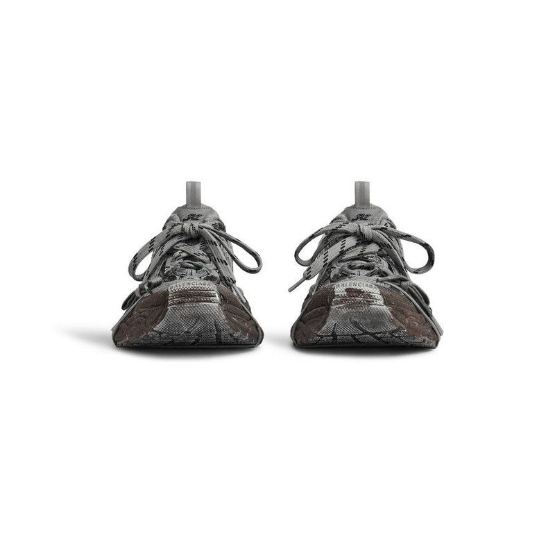 Balenciaga o1tr1nto1125 3XL Sneakers Worn-Out in Black/Grey Size US 12 / EU 45 - 4 Thumbnail