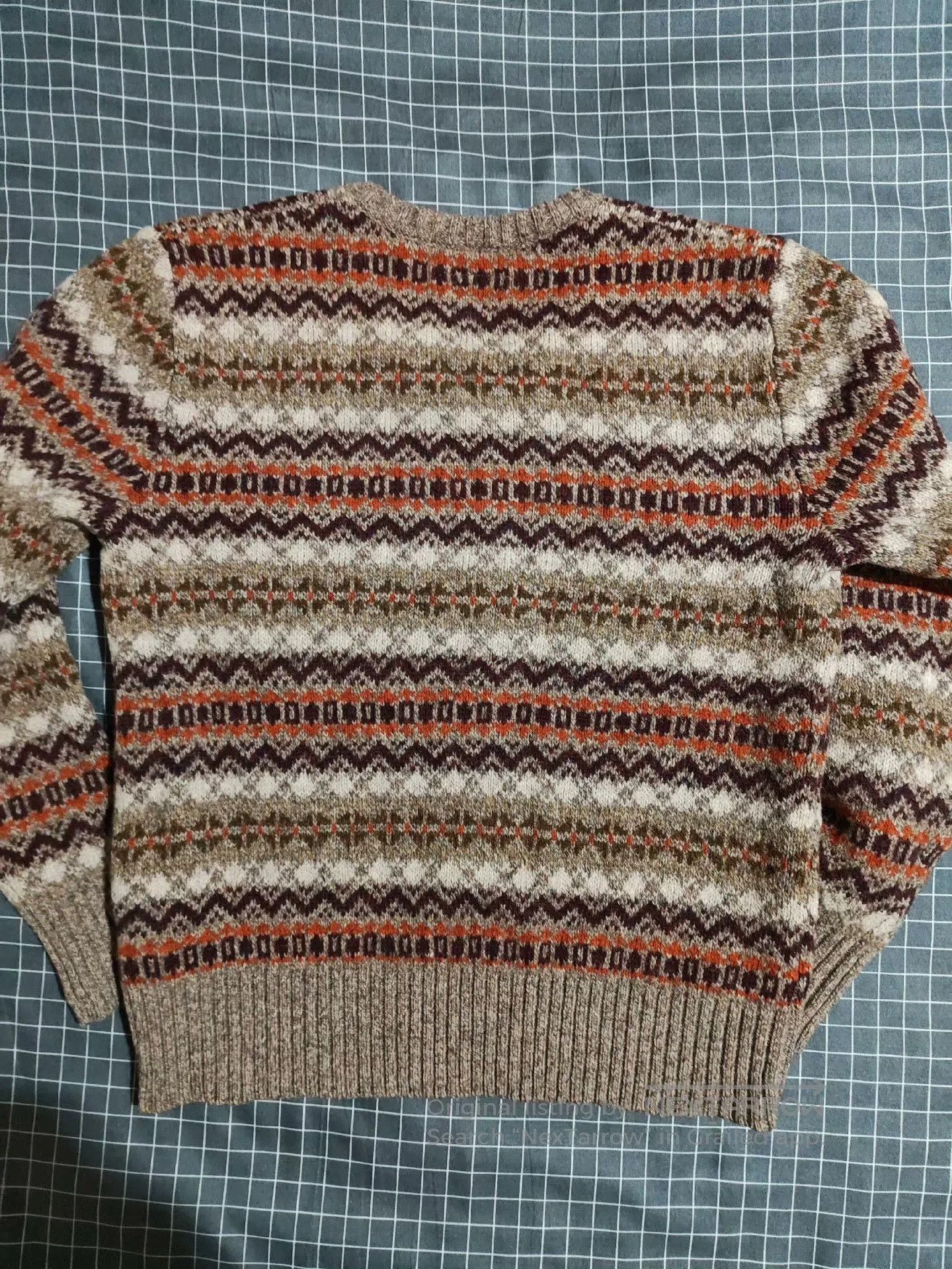 Vintage Fair Isle Vintage Shetland Wool Sweater. Size US M / EU 48-50 / 2 - 4 Thumbnail