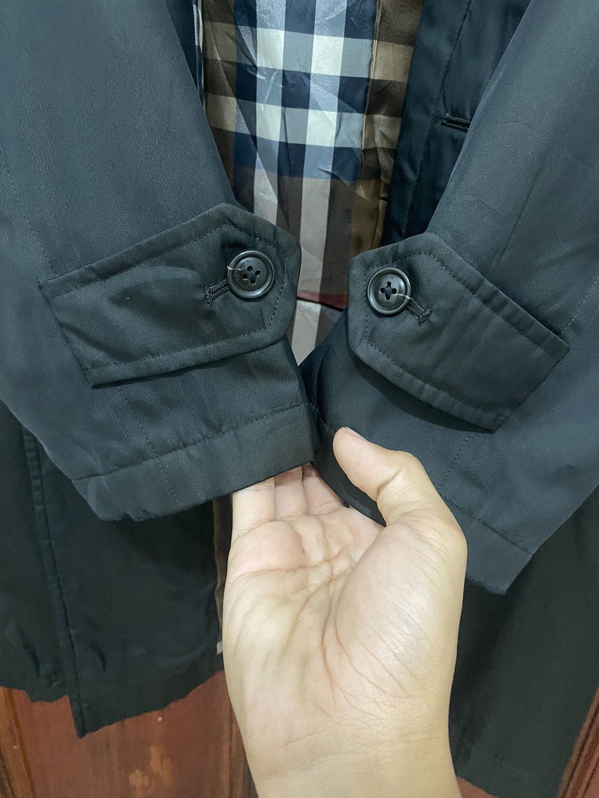Burberry × Burberry Prorsum Vintage Burberry Black Nova Check Nylon Jacket Size US M / EU 48-50 / 2 - 4 Thumbnail