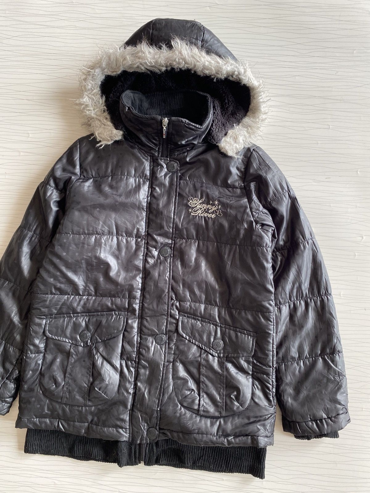 20471120 Sirmione Puffer Fur Hoodie ifsixwasnine lgb style Size US XL / EU 56 / 4 - 2 Thumbnail