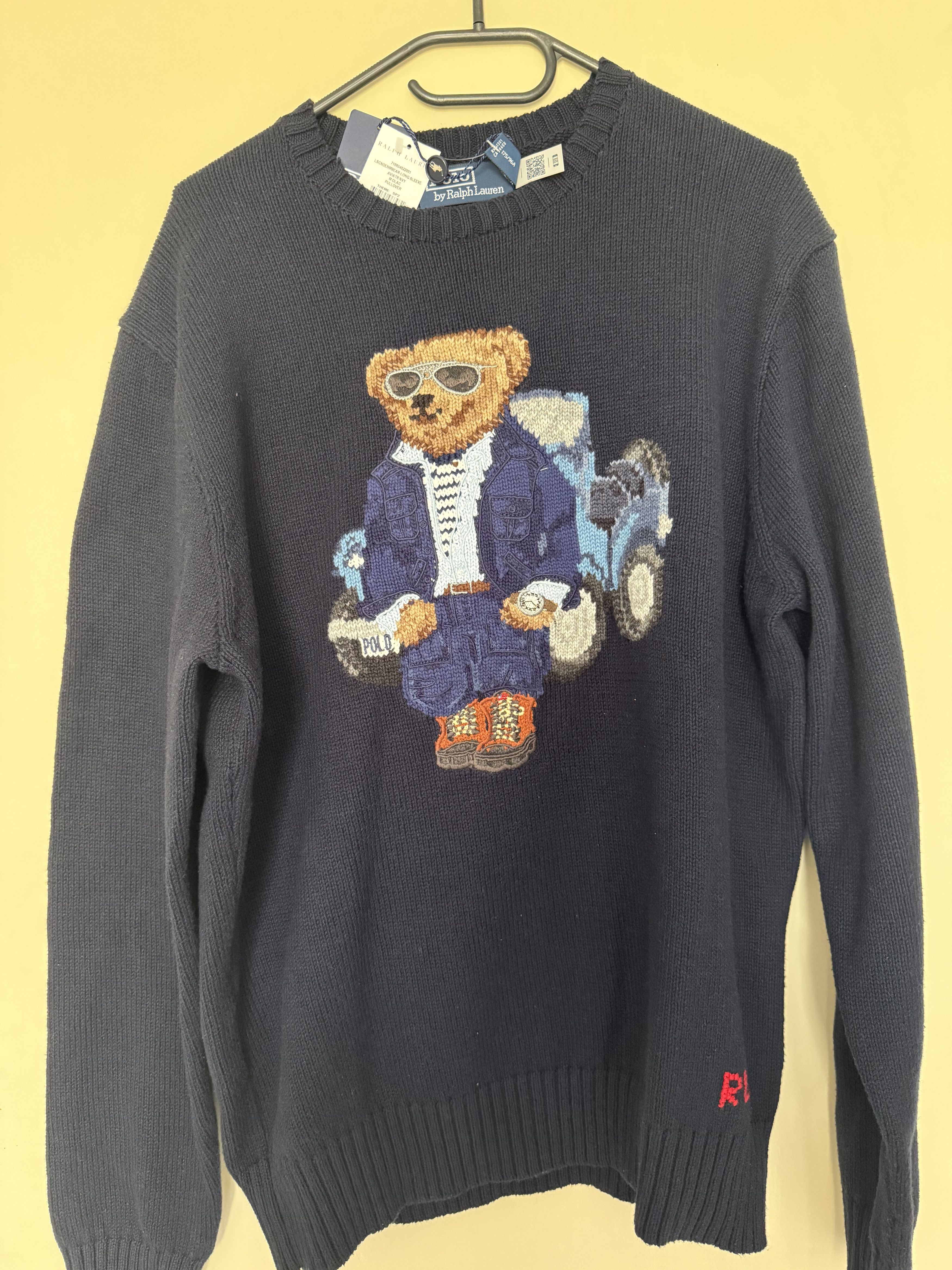 Polo Ralph Lauren Polo Bear Sweater – Rare Aviator Jeep Edition – Size M Size US M / EU 48-50 / 2 - 2 Thumbnail