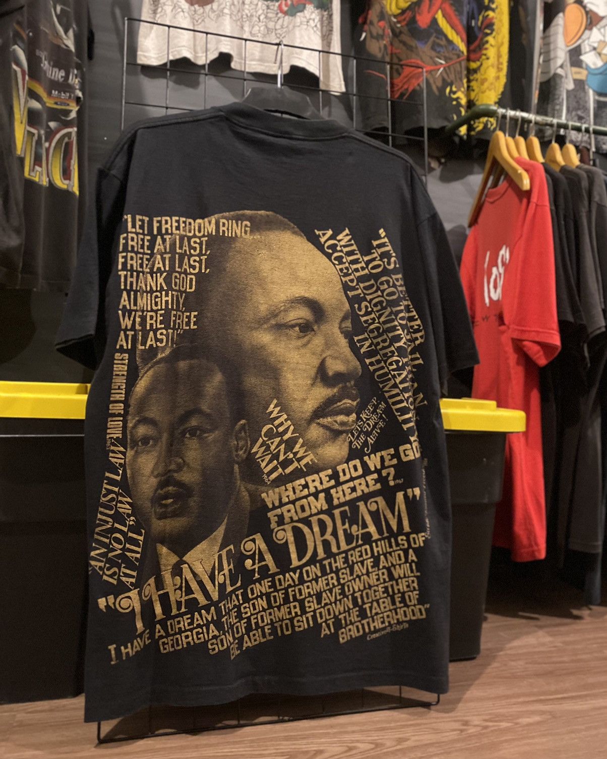 Vintage T Shirt Martin Luther King Vintage AOP Dream Black History Size US XL / EU 56 / 4 - 5 Thumbnail