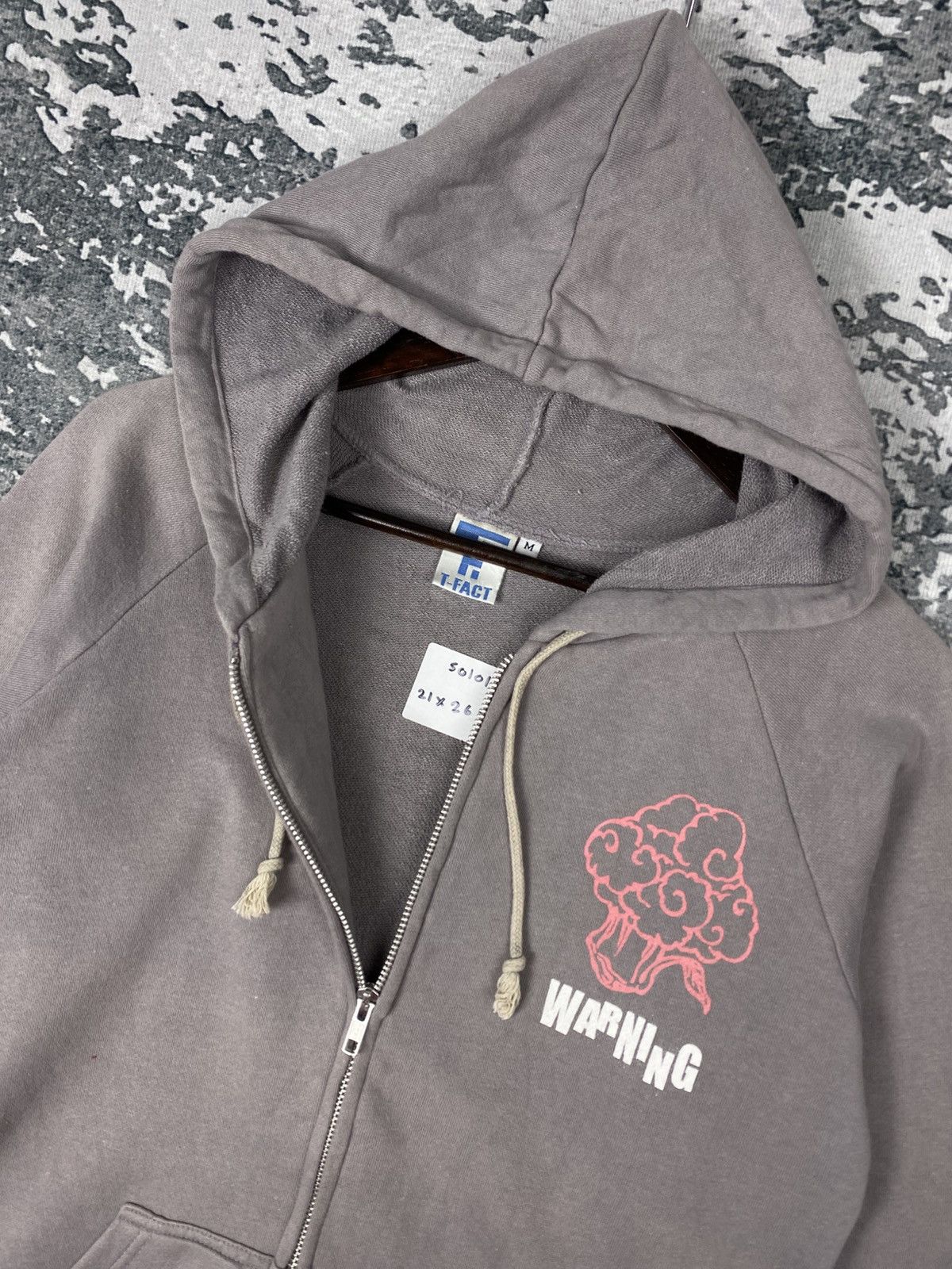 Japanese Brand Vintage T-Fact Zip Up Hoodies Size US M / EU 48-50 / 2 - 6 Thumbnail