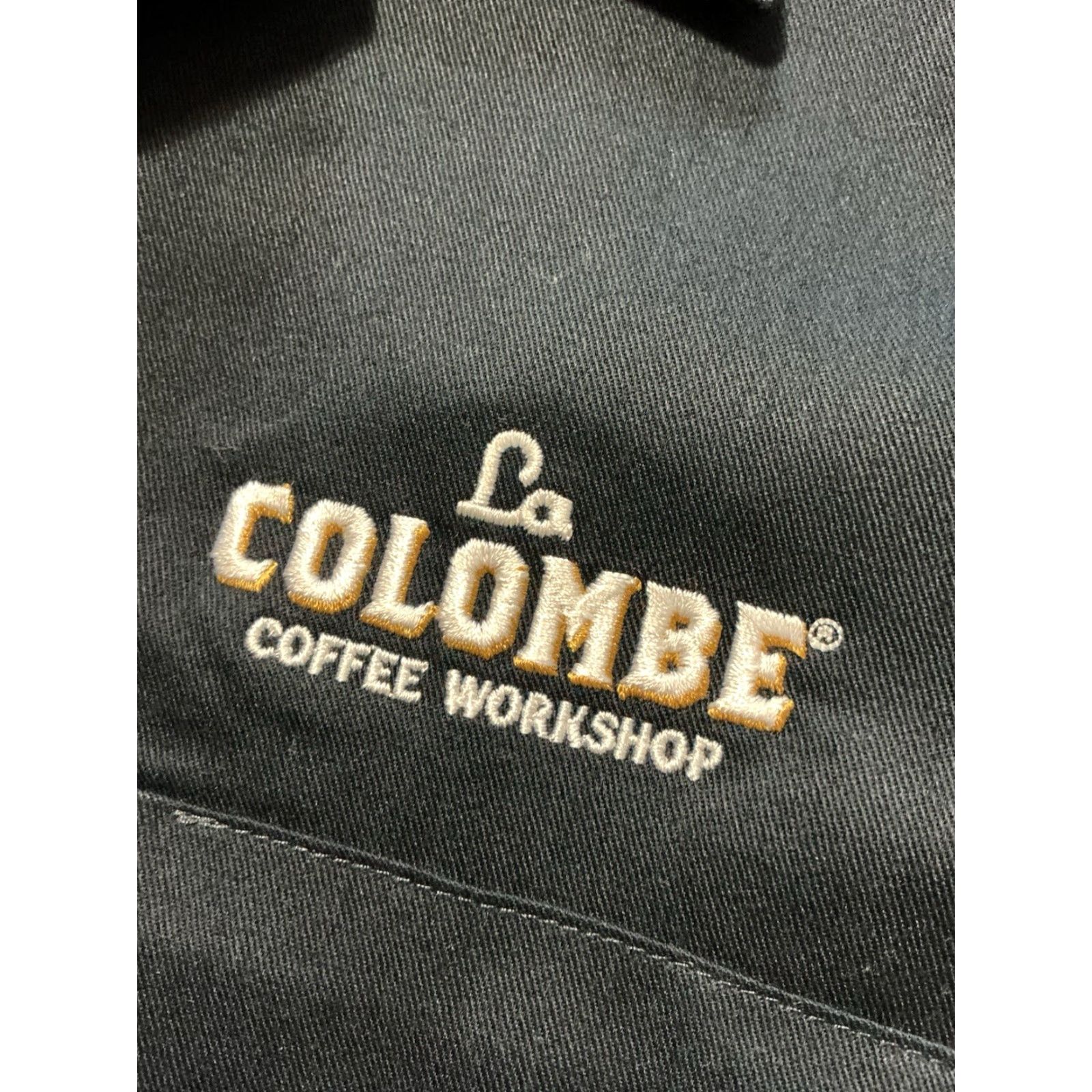 Dickies VINTAGE Dickies La Colombe Coffee Workshop Wanna Grab A Coffee Button S/S Work Shirt MD Size US M / EU 48-50 / 2 - 2 Thumbnail