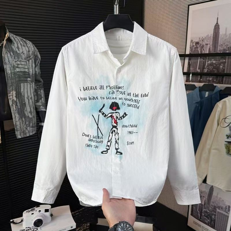 Vintage Basquiat Style Art Graffiti White Shirt Size M Size US M / EU 48-50 / 2 - 1 Thumbnail
