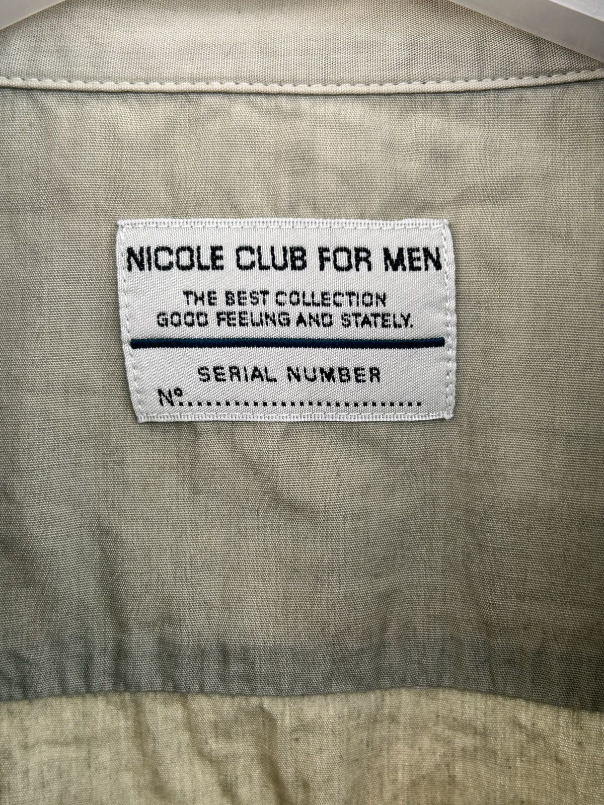 Nicole Club Nicole patchwork faded green button ups Size US M / EU 48-50 / 2 - 3 Thumbnail