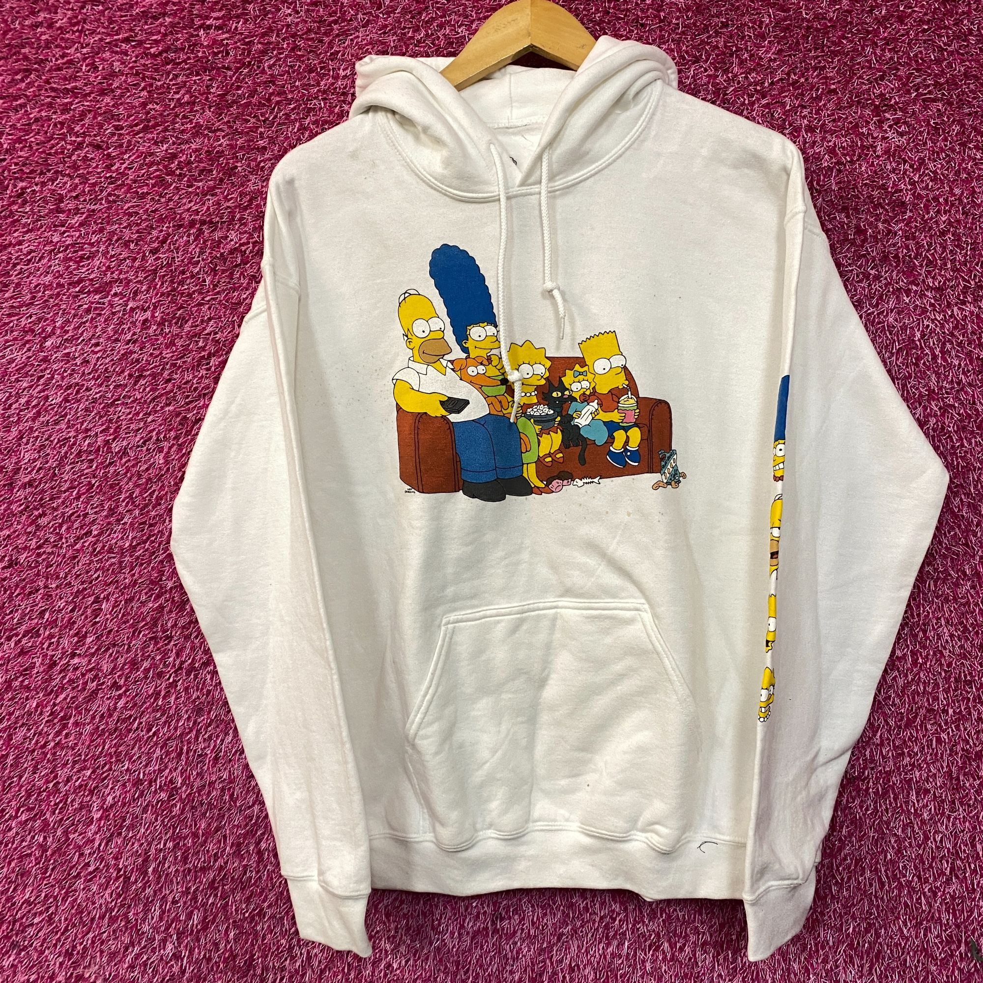 The Simpsons The Simpsons Classic Family Couch Pull Over Hoodie Medium Size US M / EU 48-50 / 2 - 1 Thumbnail