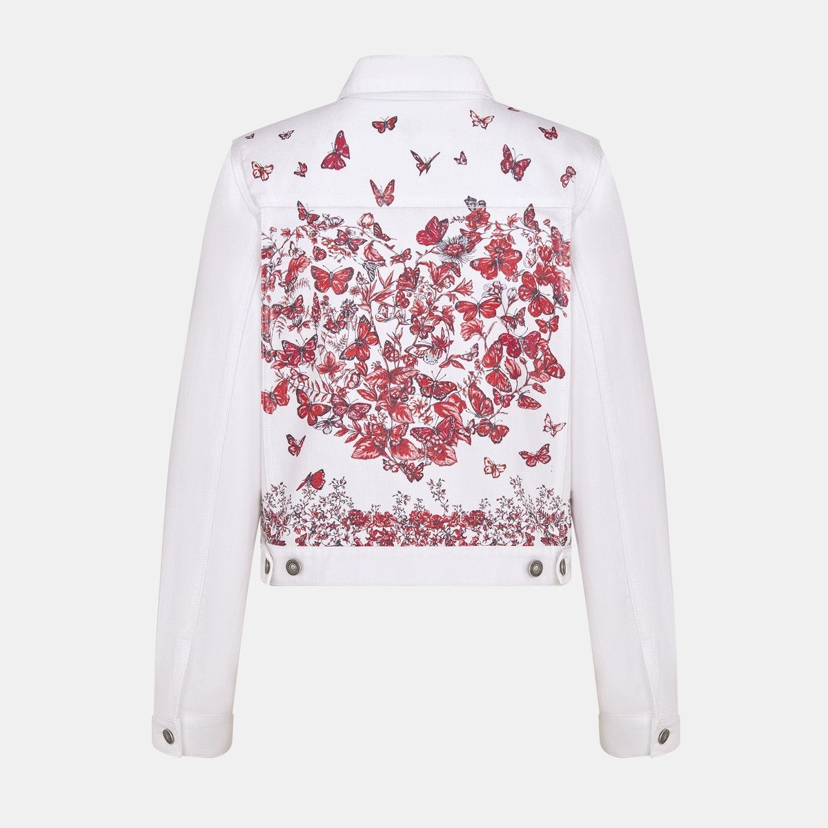 Dior o1bcso1str0225 Jacket in White/Red Size M / US 6-8 / IT 42-44 - 2 Thumbnail