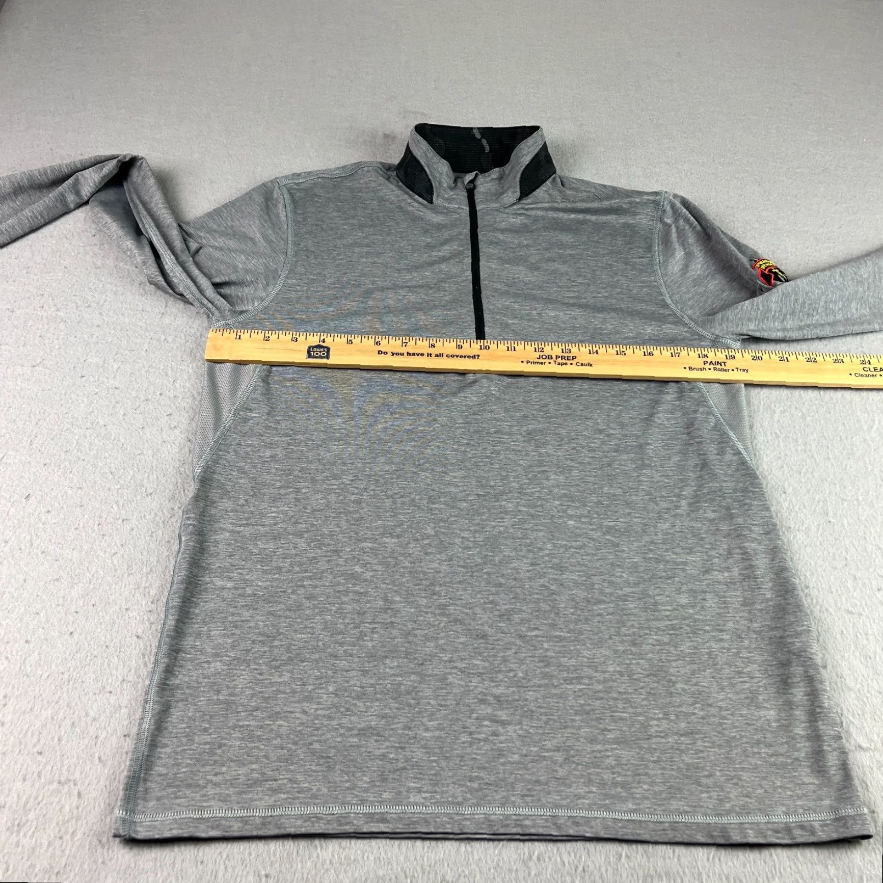 Vintage Greyson Mens Small Gray 1/4 Zip Pullover Lightweight Golf Performance Mock Neck Shirt Size US S / EU 44-46 / 1 - 5 Thumbnail