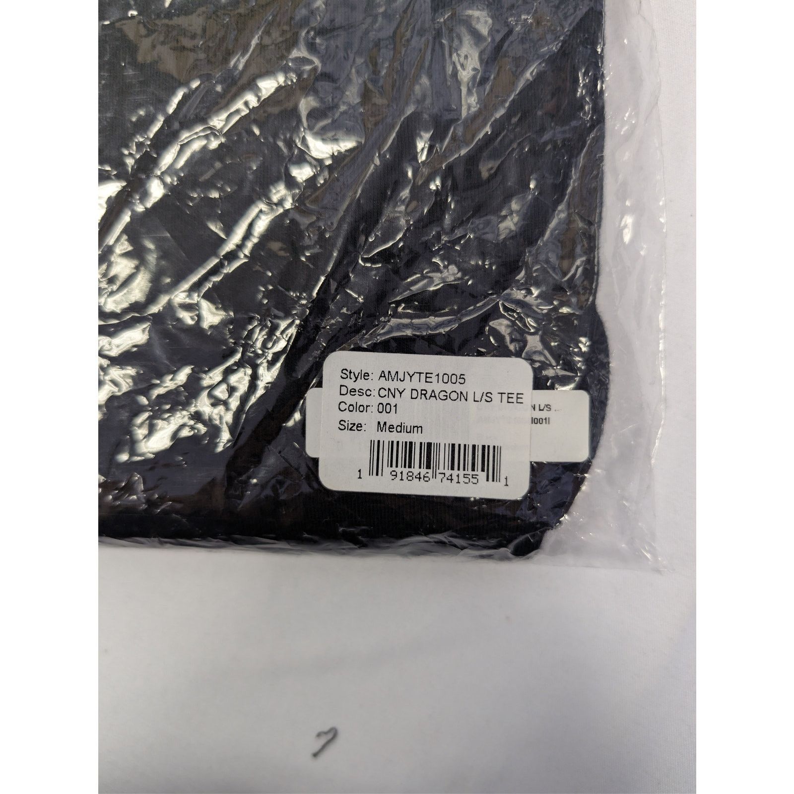 Amiri o1rshd1 Q:2 / CNY Dragon Long Sleeve Tee T-Shirt in Black Size US M / EU 48-50 / 2 - 22 Thumbnail