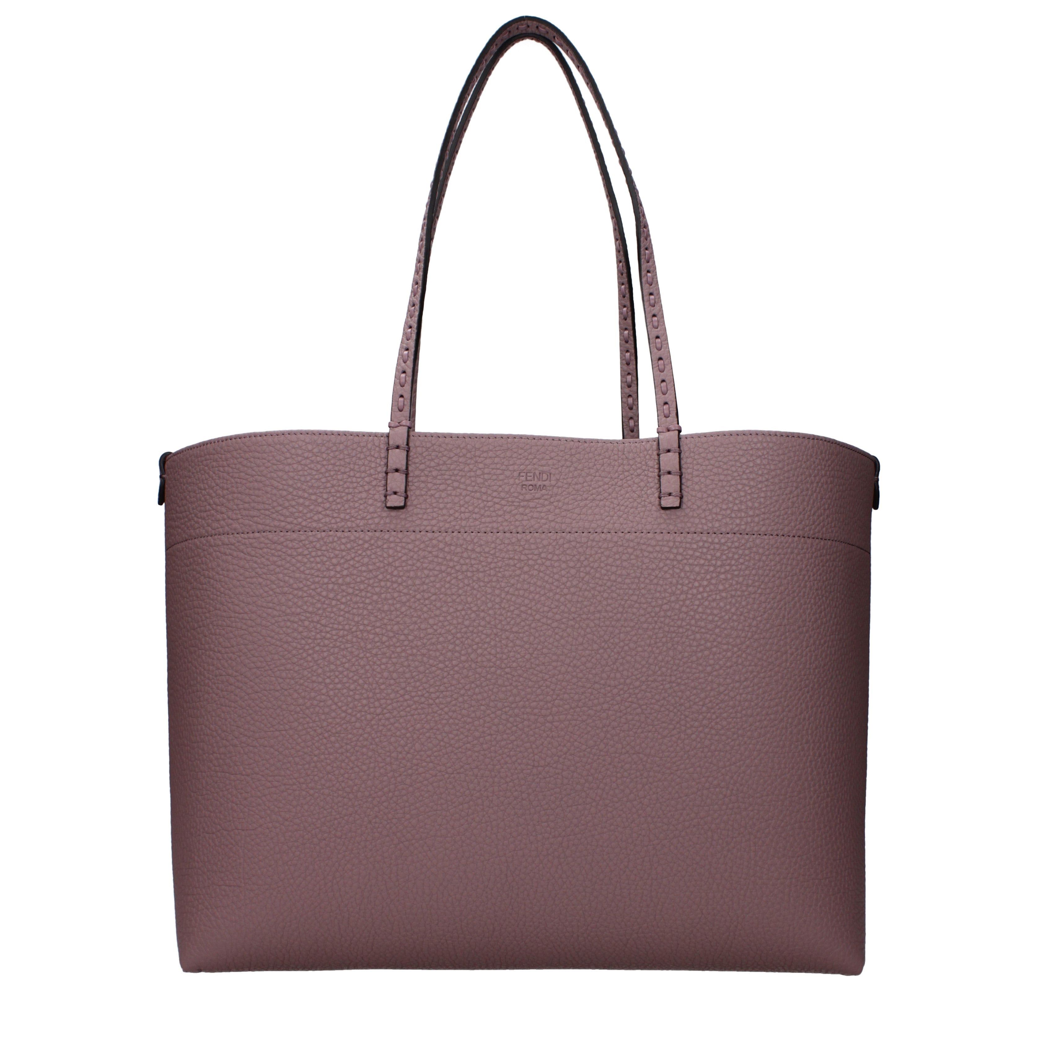 Fendi Shoulder Bag In Leather in Blue, Women's