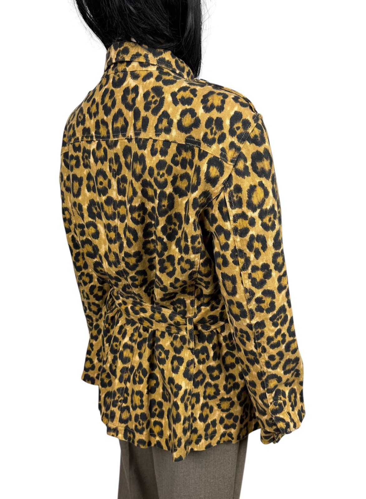 Lauren Ralph Lauren × Ralph Lauren Lauren Ralph Lauren Linen-Cotton Printed Jacket Belted Leo Size XL / US 12-14 / IT 48-50 - 8 Thumbnail