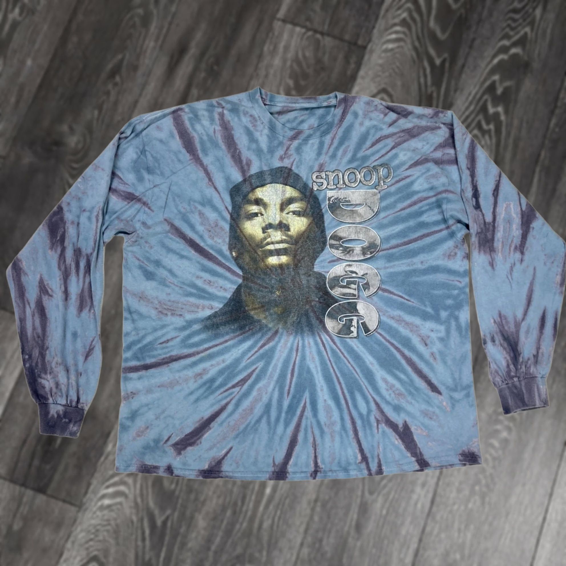 Vintage VINTAGE Snoop Dogg Graphic T-shirt Men XX L Blue Tie Dye Long Sleeve Music Rap Size US XXL / EU 58 / 5 - 1 Thumbnail