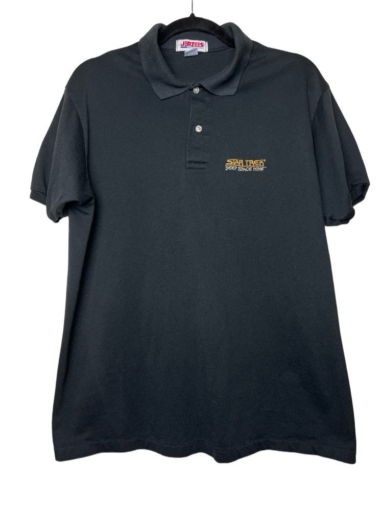 Vintage Vintage 1990's Star Trek: Deep Space Nine Polo Shirt Size US L / EU 52-54 / 3 - 1 Thumbnail