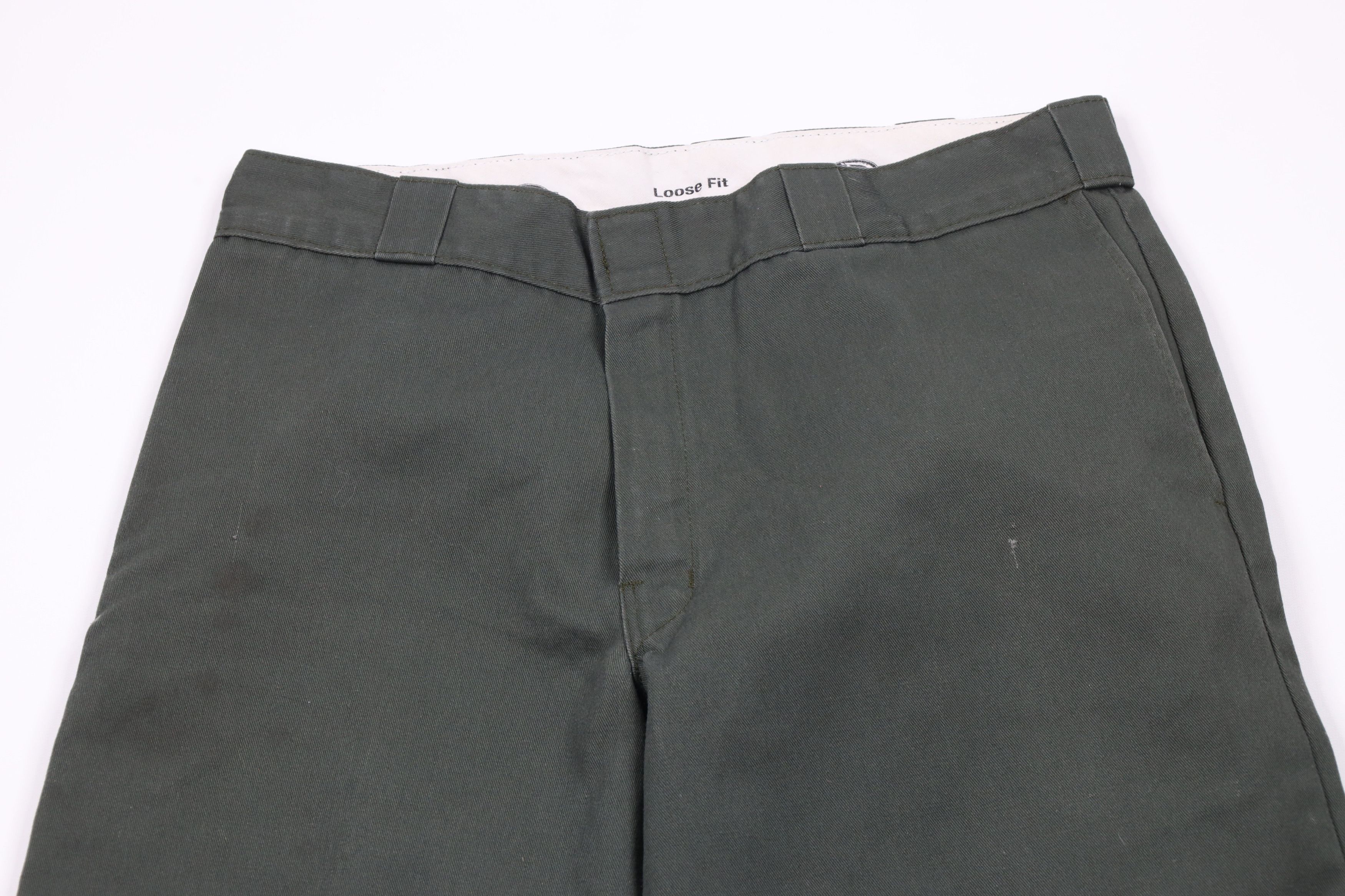 Dickies × Vintage Vintage Dickies Loose Fit Double Knee Work Pants Green Size US 34 / EU 50 - 2 Thumbnail