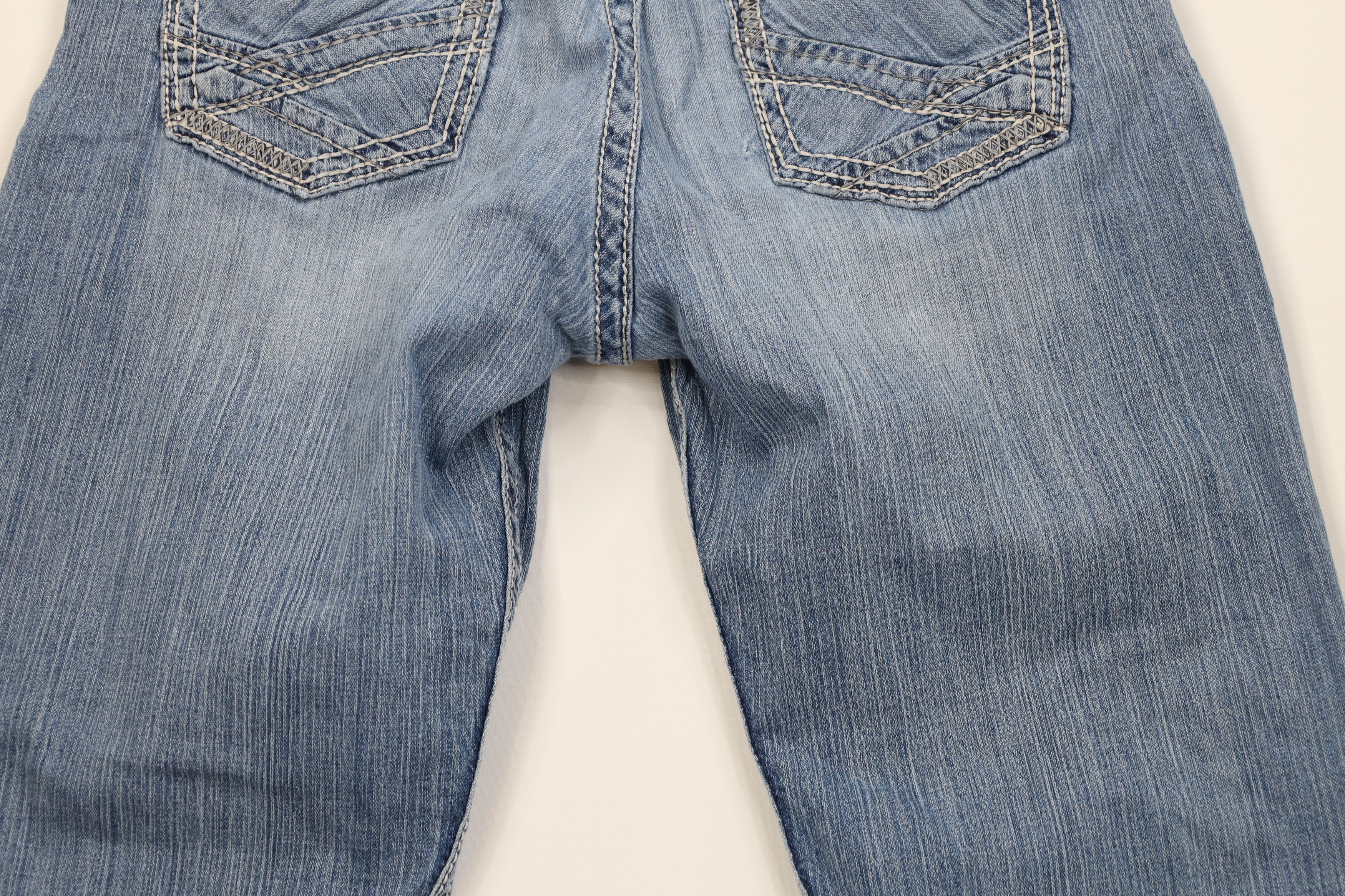 Vintage Buckle BKE Thick Stitch Tyler Bootcut Denim Jeans Stretch Size US 36 / EU 52 - 13 Thumbnail