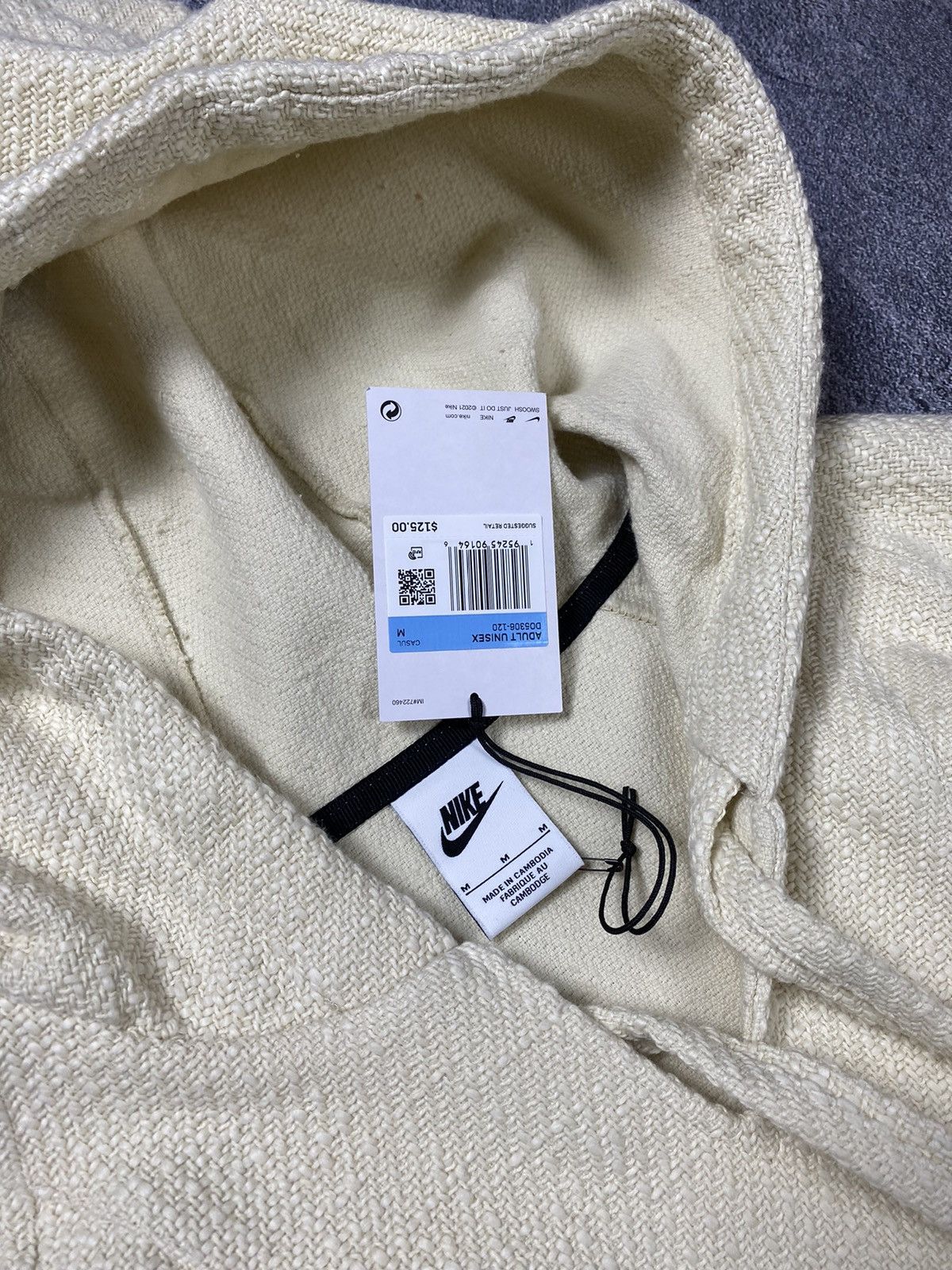 Nike × Stussy New❗️ 2022 Nike X Stussy Oversize NRG Fossil Pullover Hoodie Size US M / EU 48-50 / 2 - 9 Thumbnail